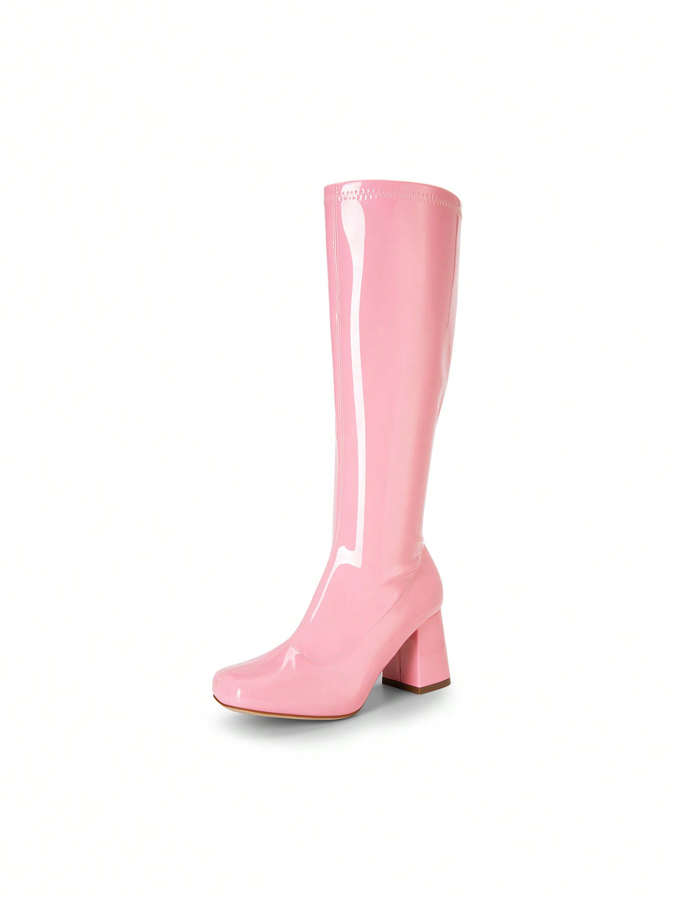 In Pink Women Knee-High Boots