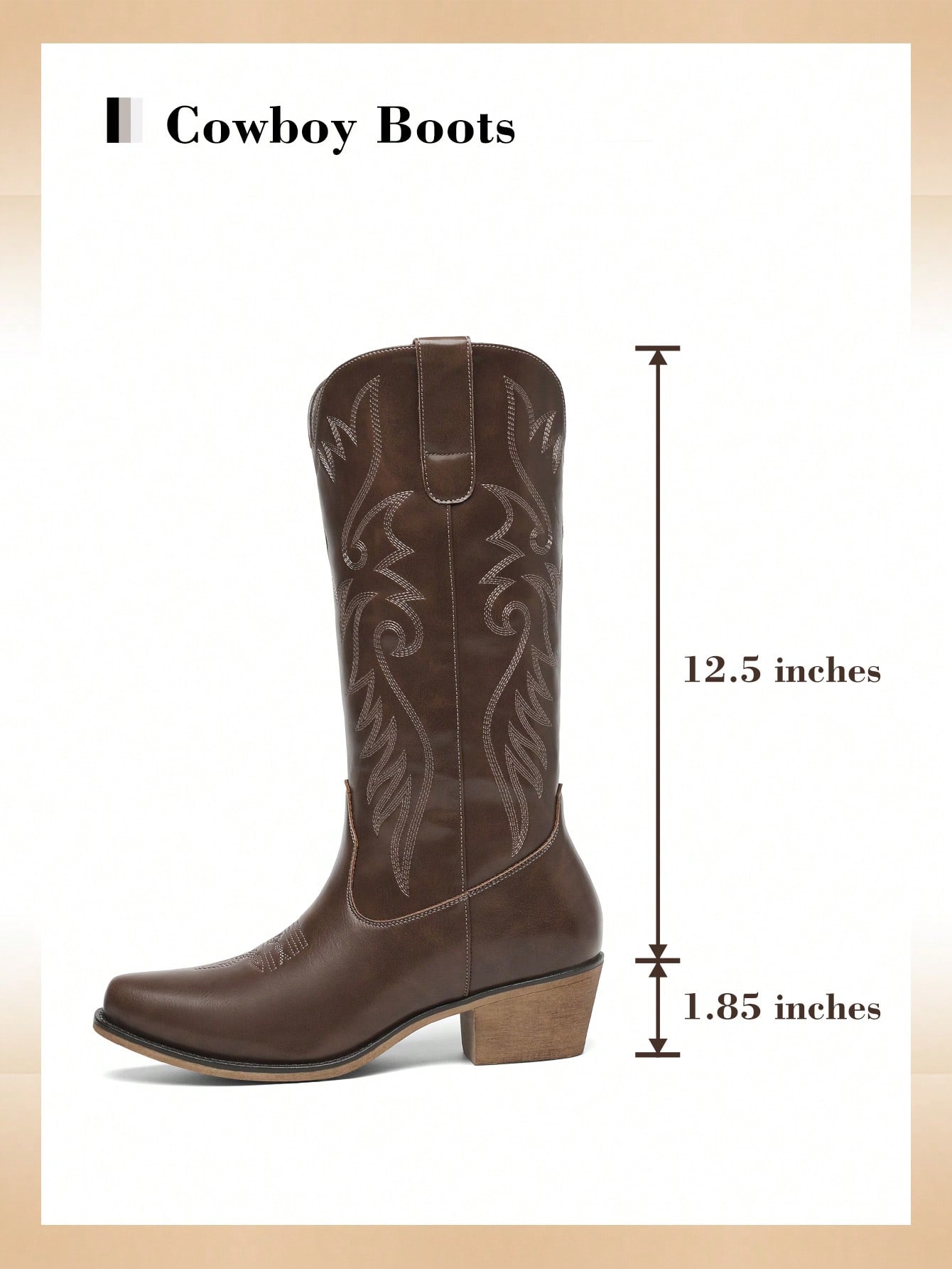 In Brown Women Mid-Calf Boots