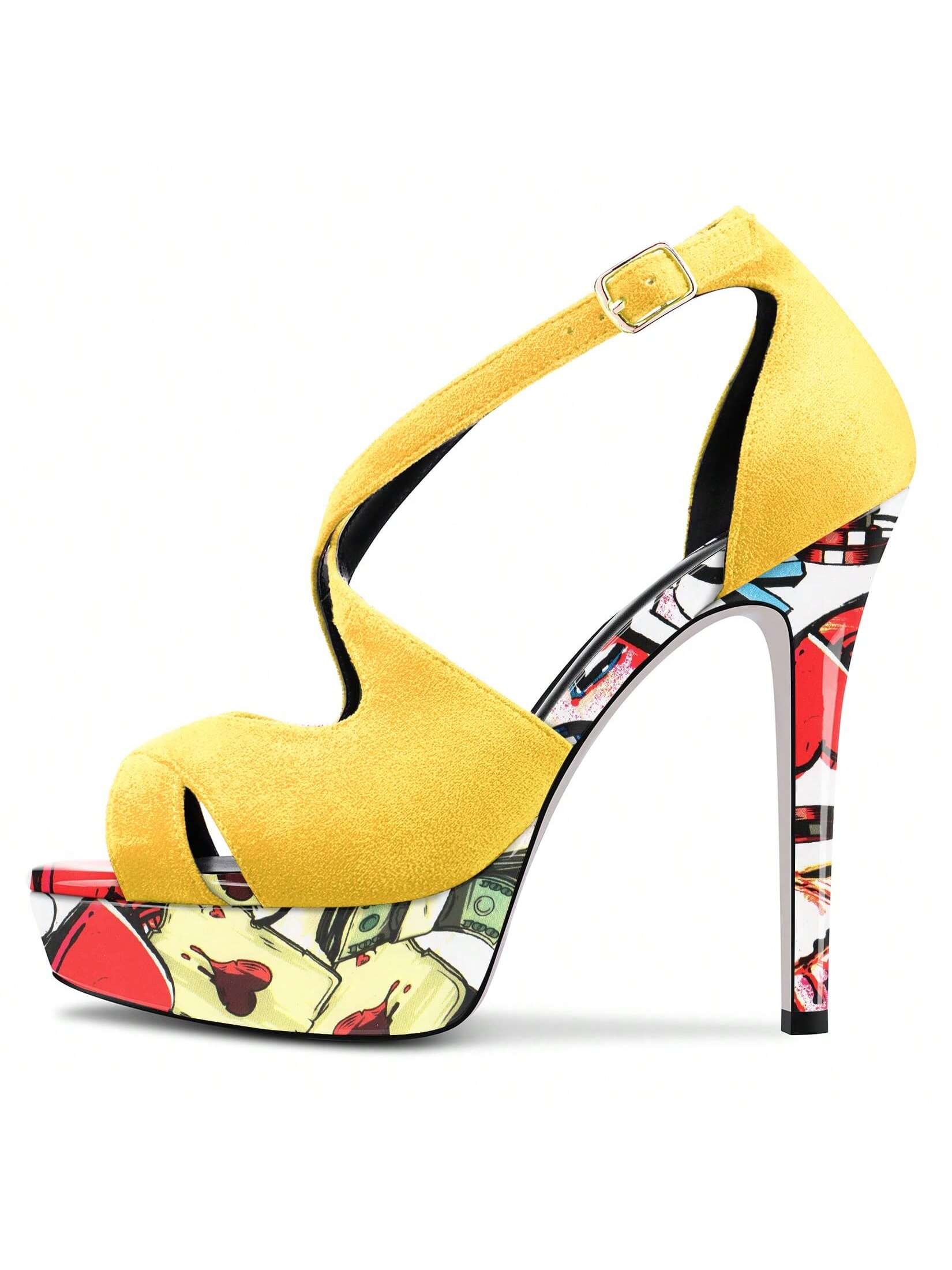 In Yellow Women Pumps