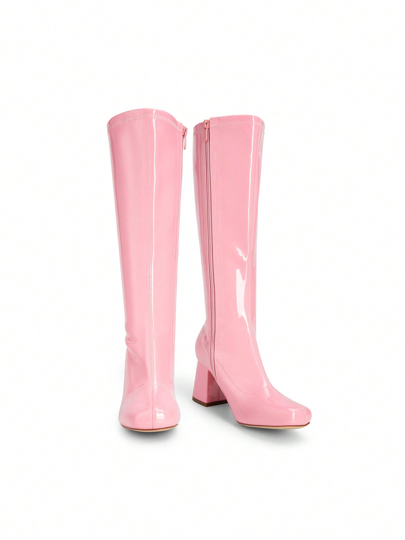 In Pink Women Knee-High Boots