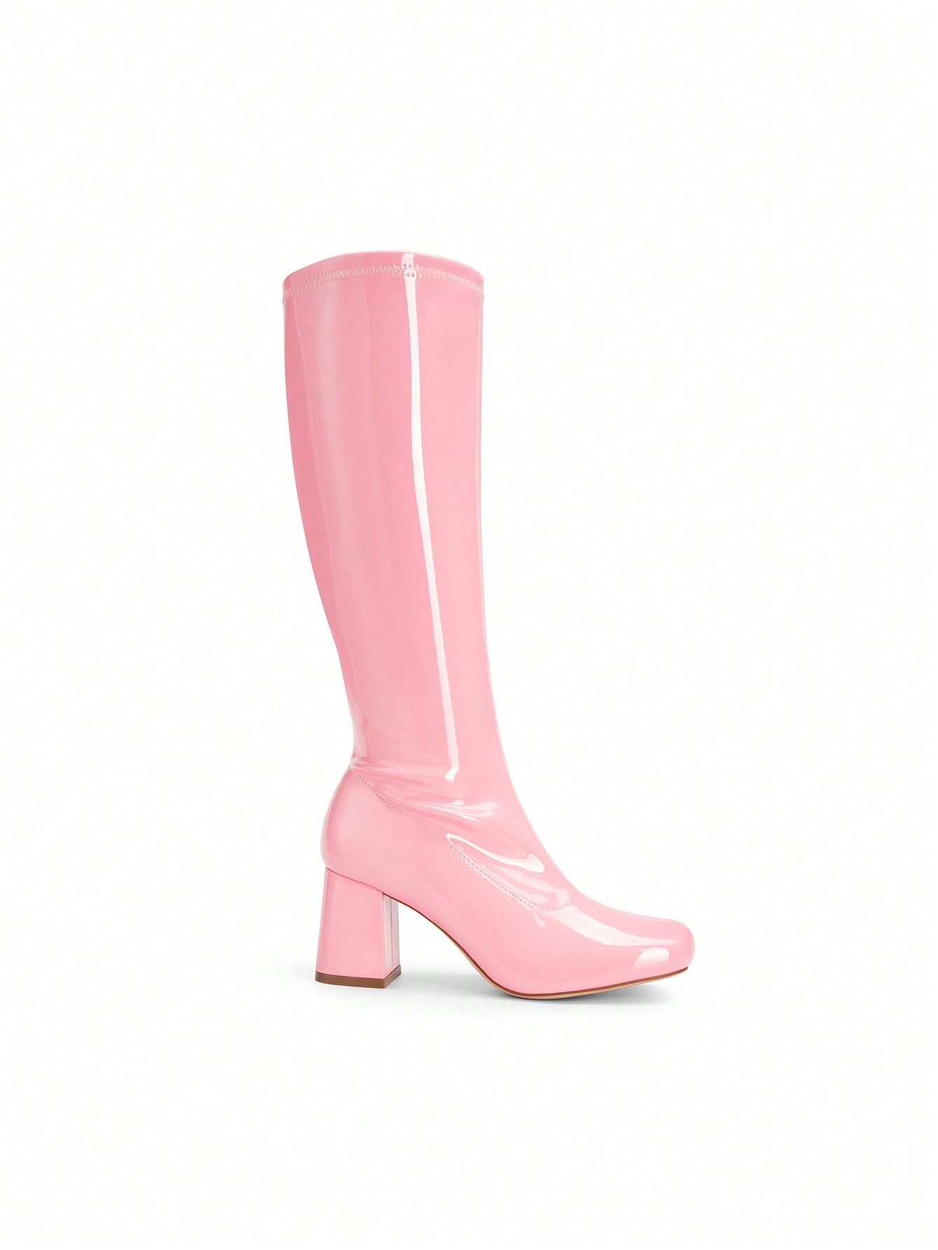 In Pink Women Knee-High Boots