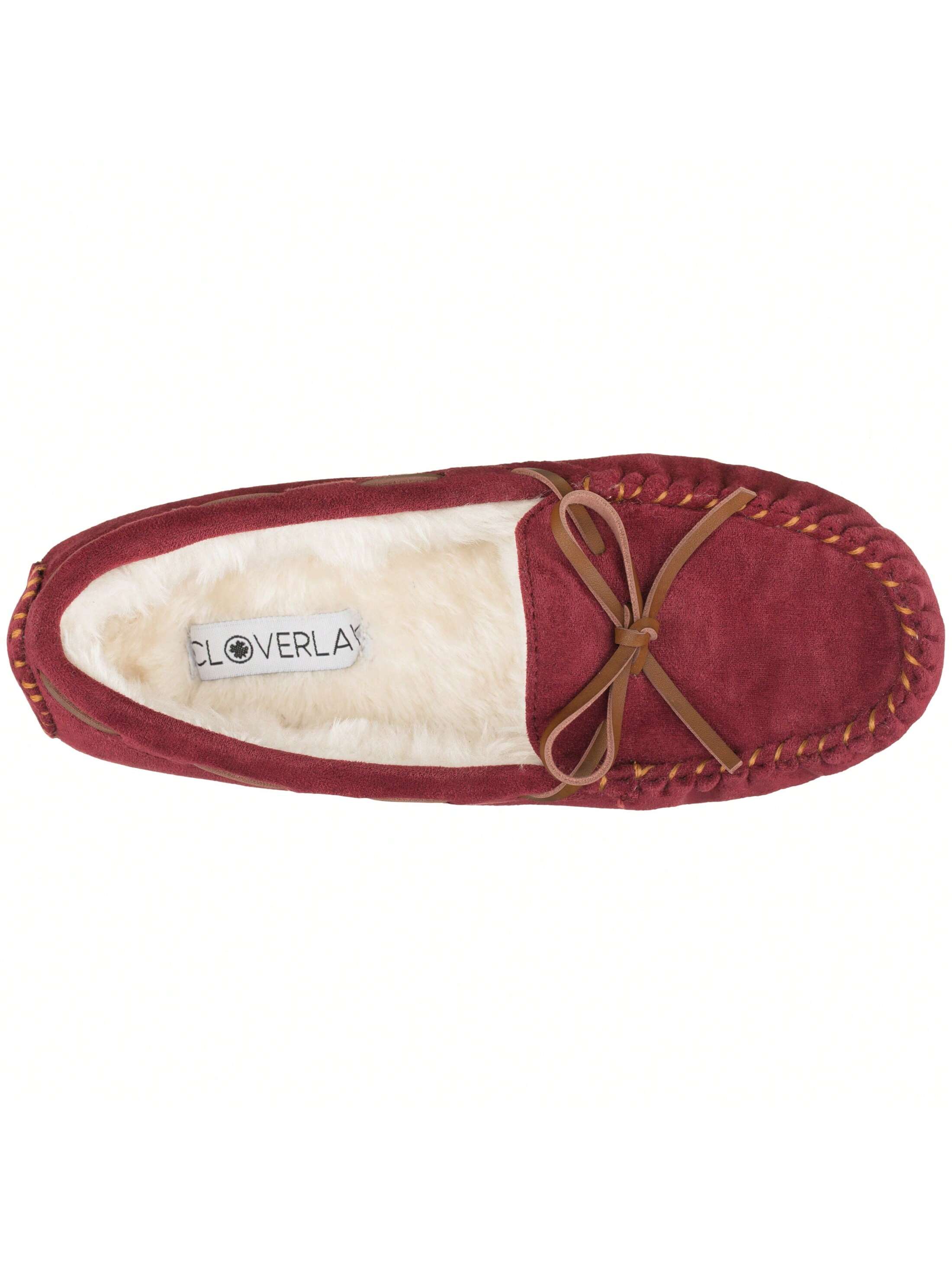 In Burgundy Women Flats