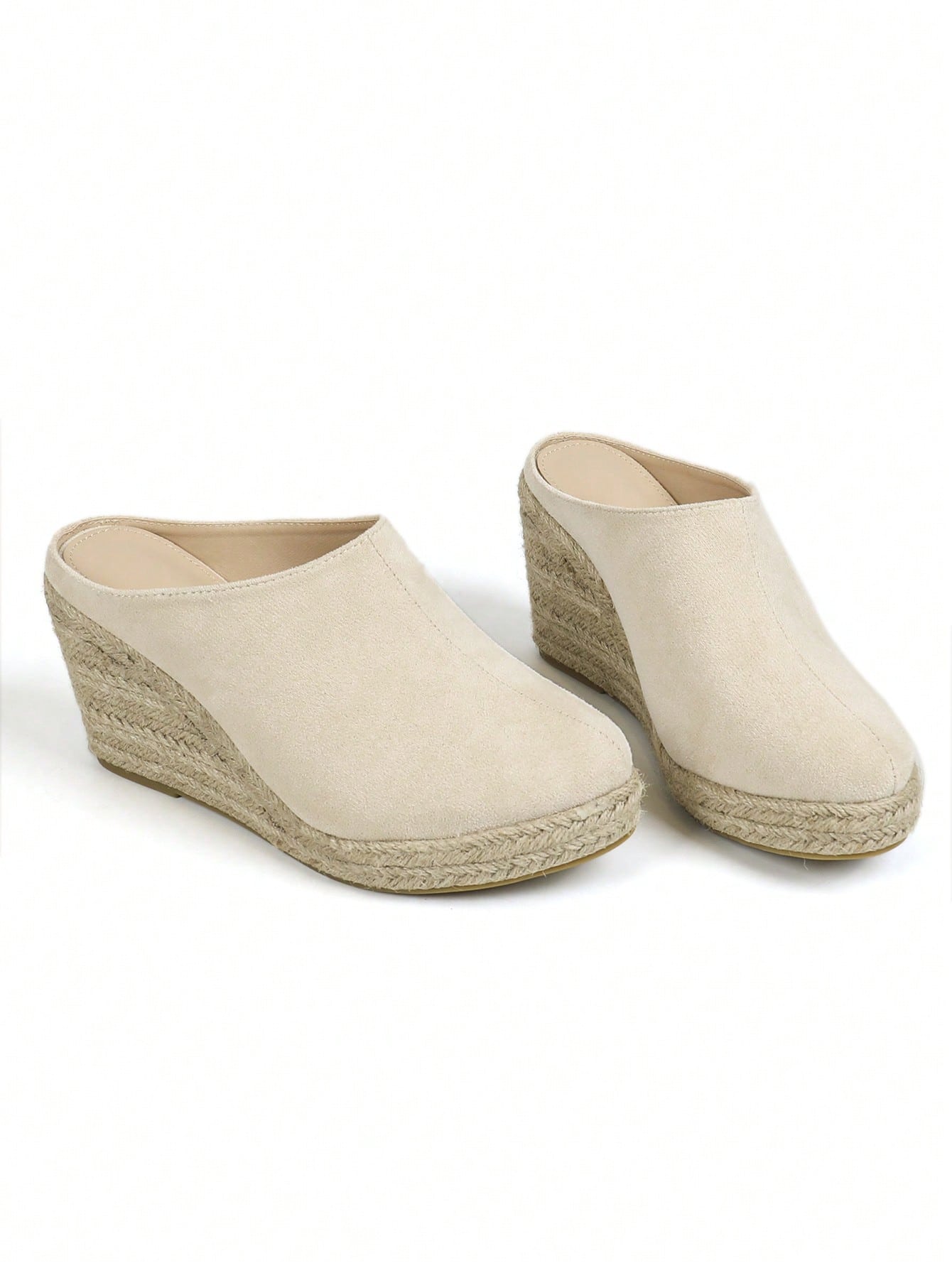 In Beige Women Wedges & Flatform