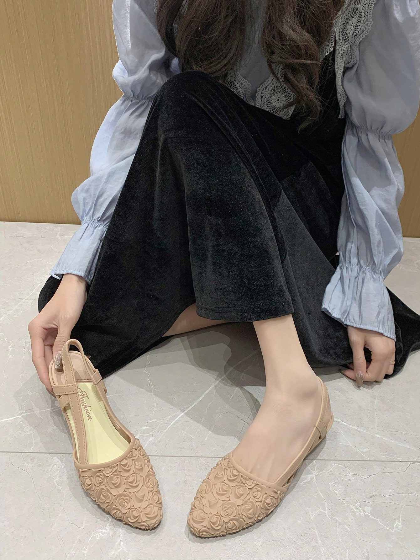 In Apricot Women Wedges & Flatform