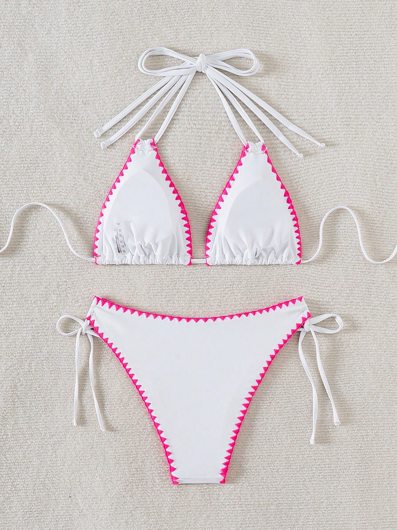 In White Women Bikini Sets