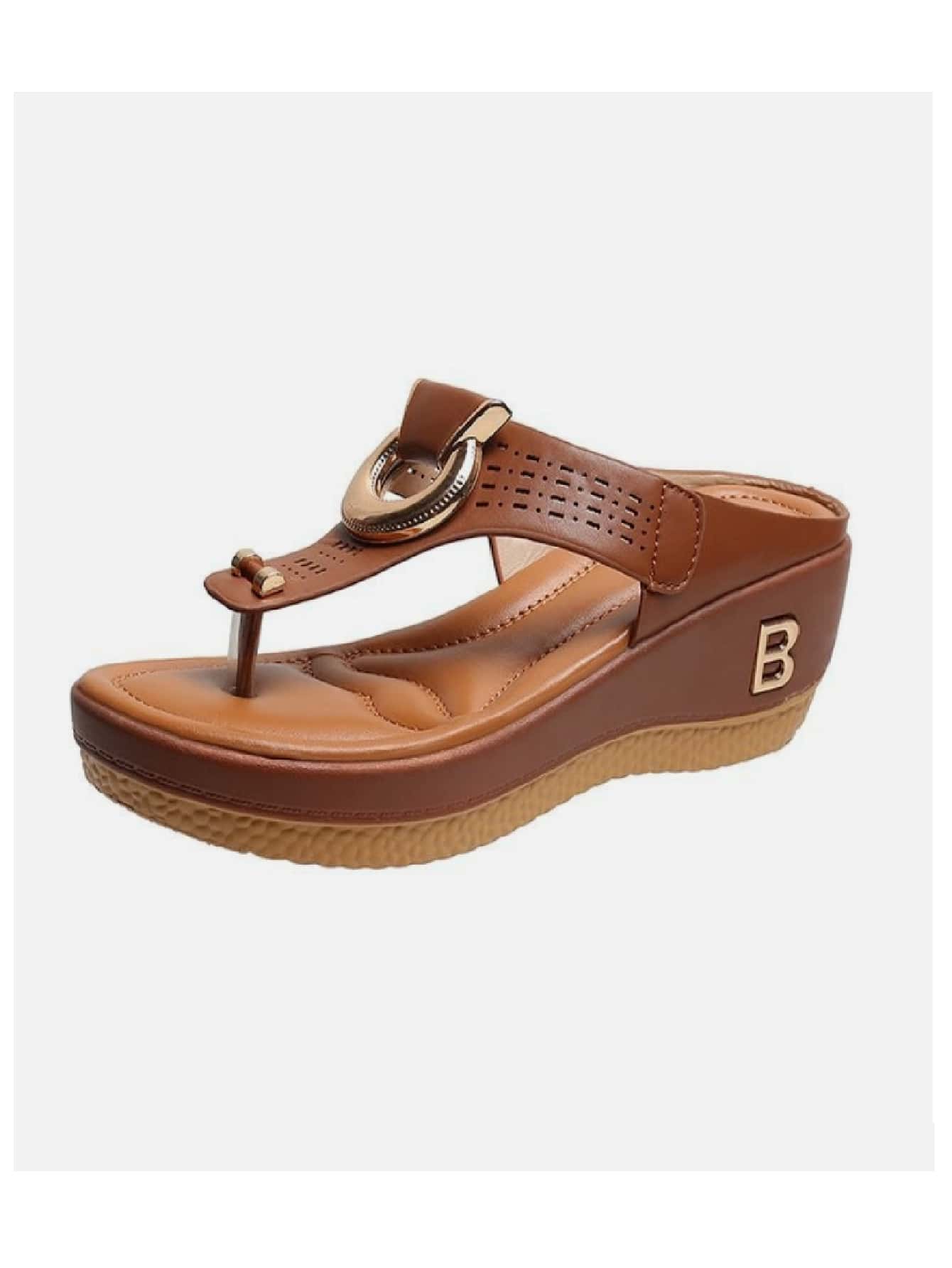 In Brown Women Flip-Flops