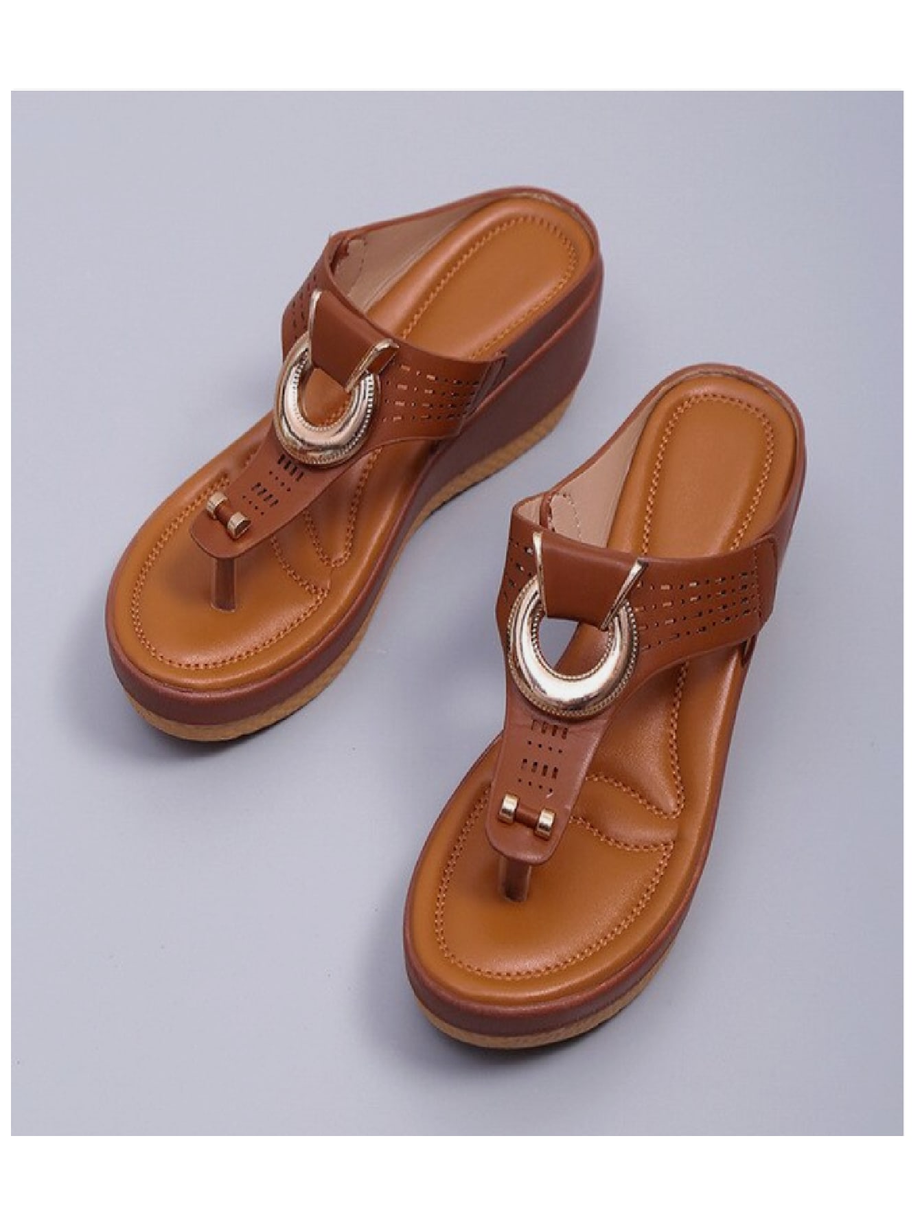 In Brown Women Flip-Flops