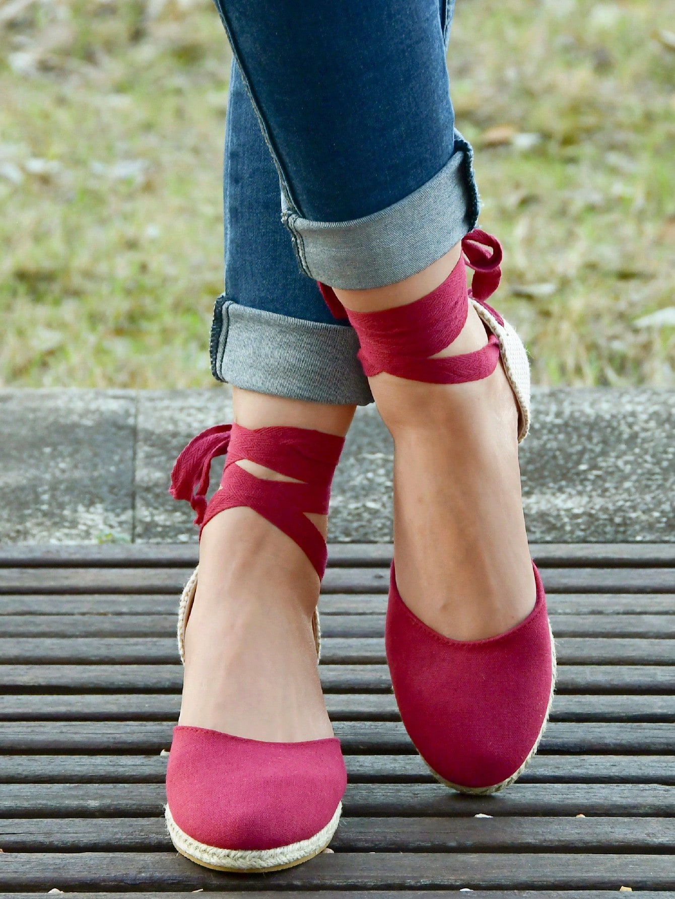 In Red Women Wedges & Flatform