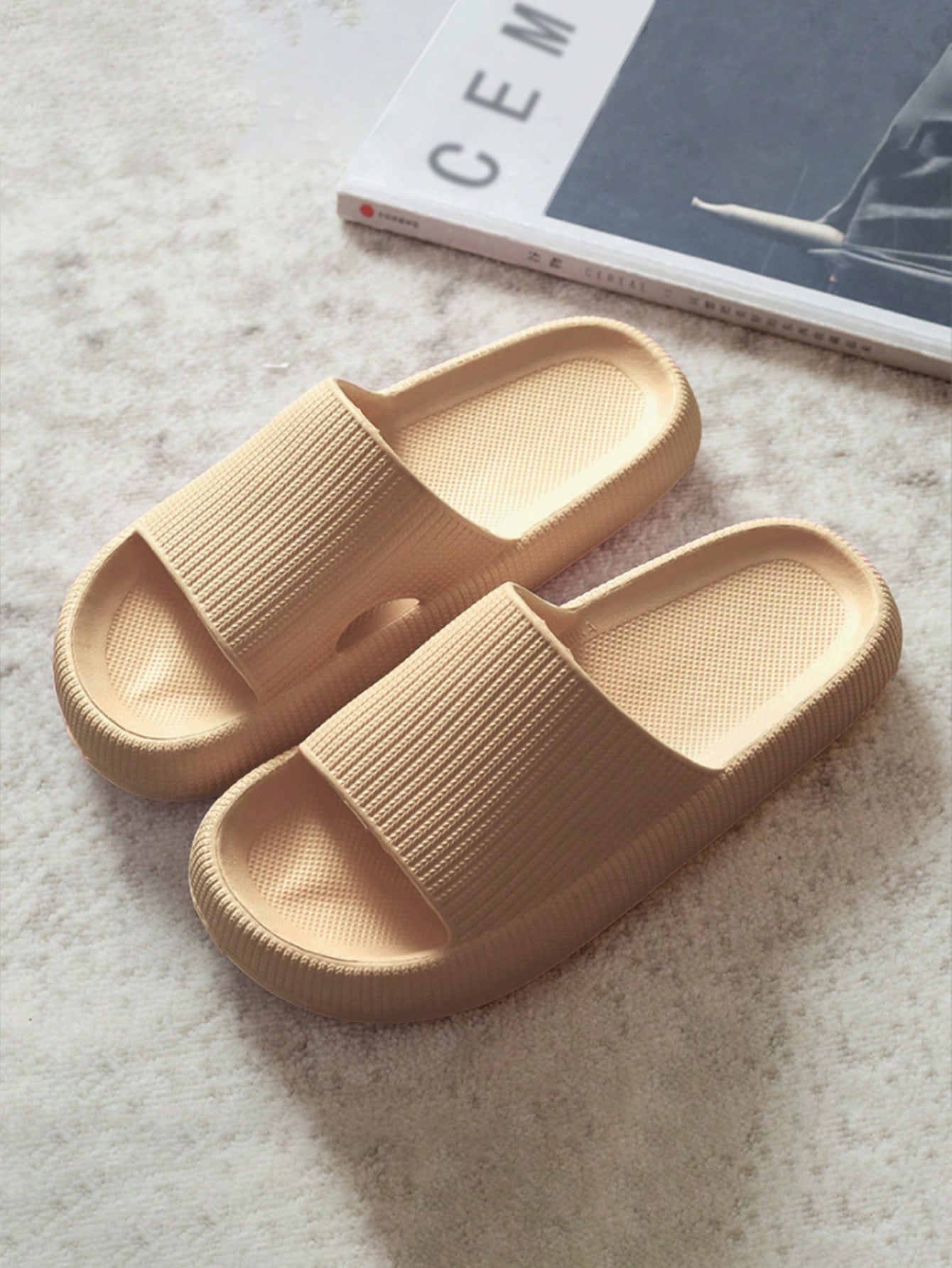 In Khaki Women Slides