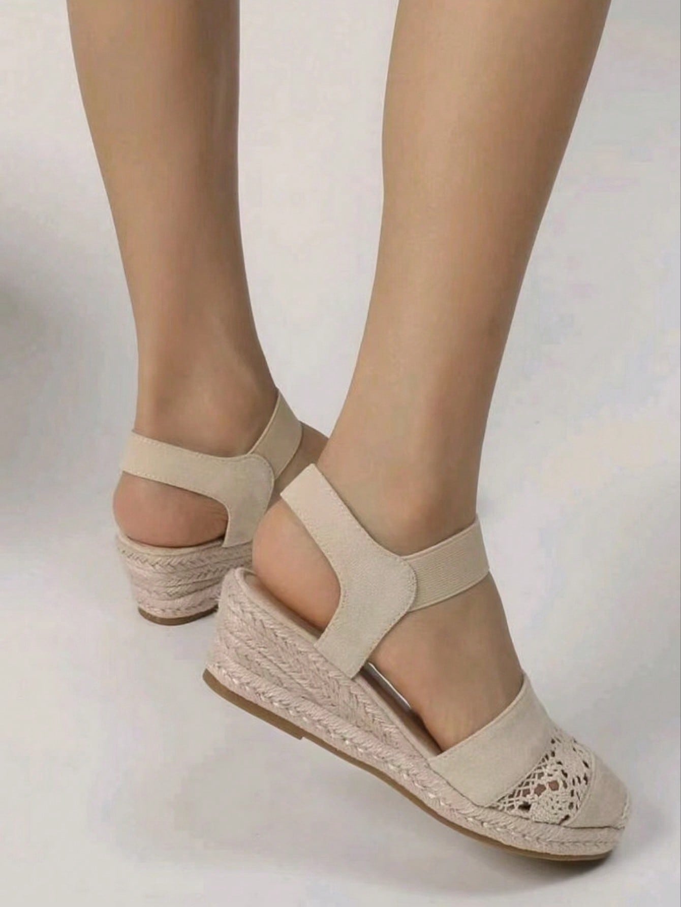 In Beige Women Wedges & Flatform