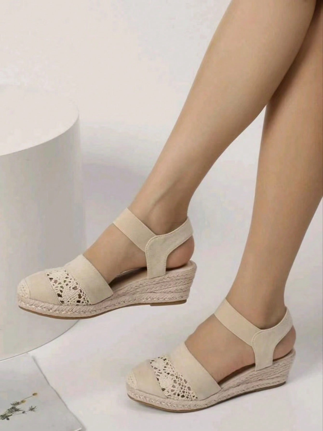 In Beige Women Wedges & Flatform