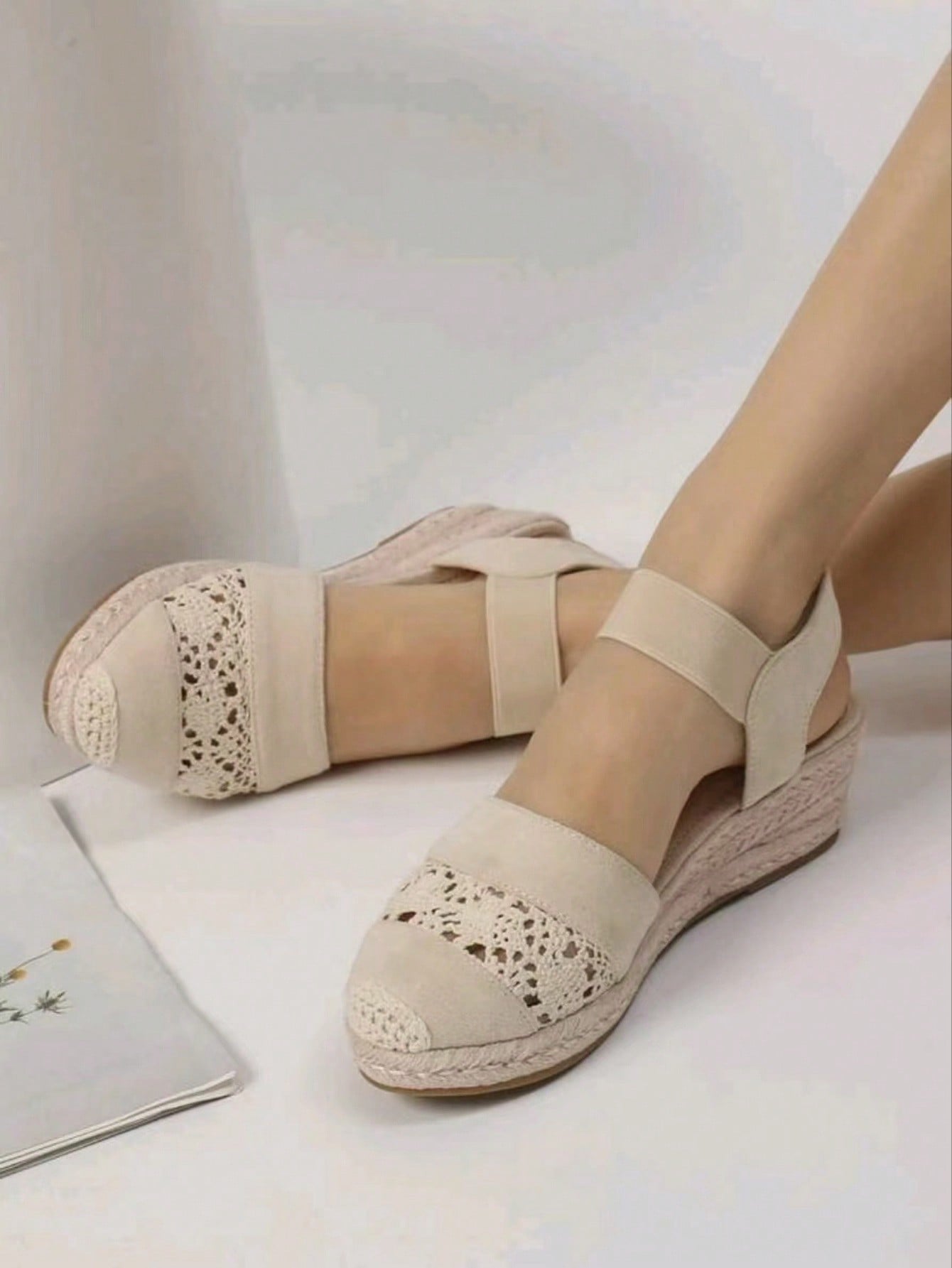 In Beige Women Wedges & Flatform