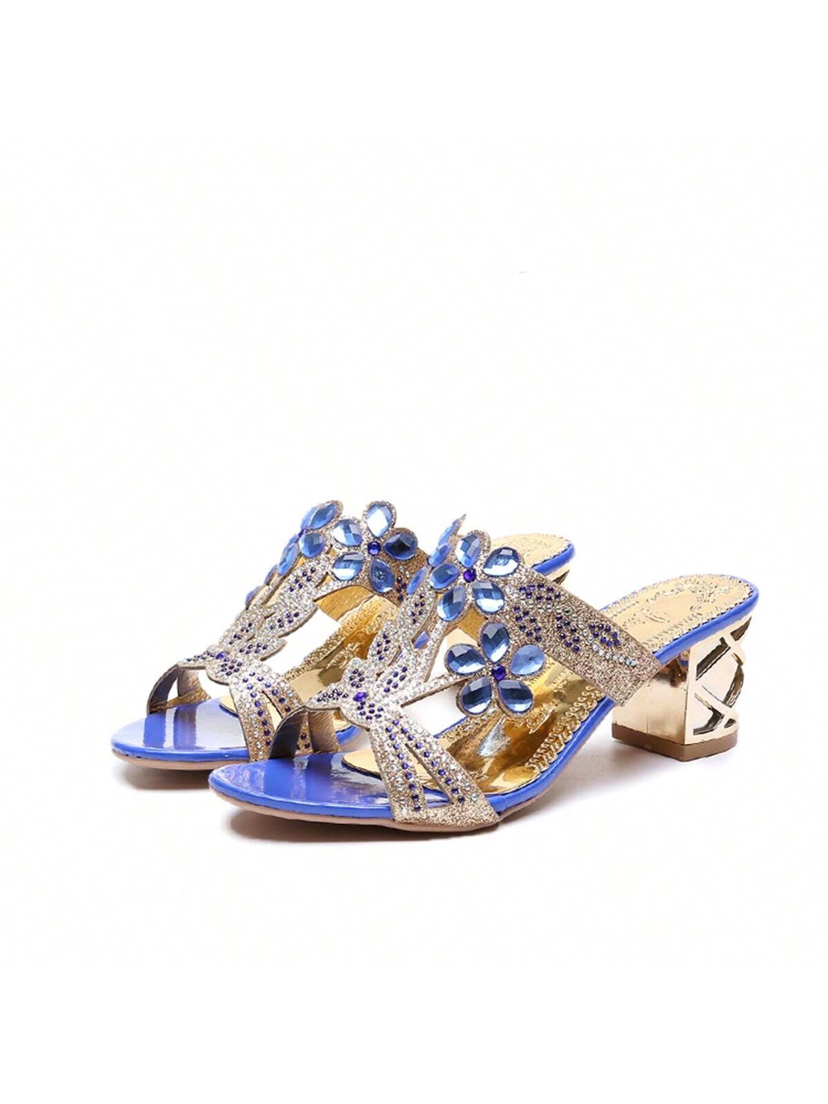 In Blue Women Heeled Sandals