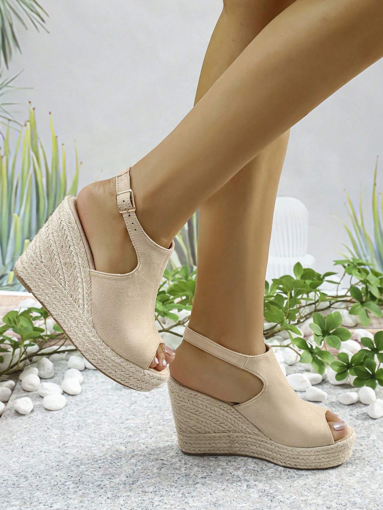 In Apricot Women Wedges & Flatform