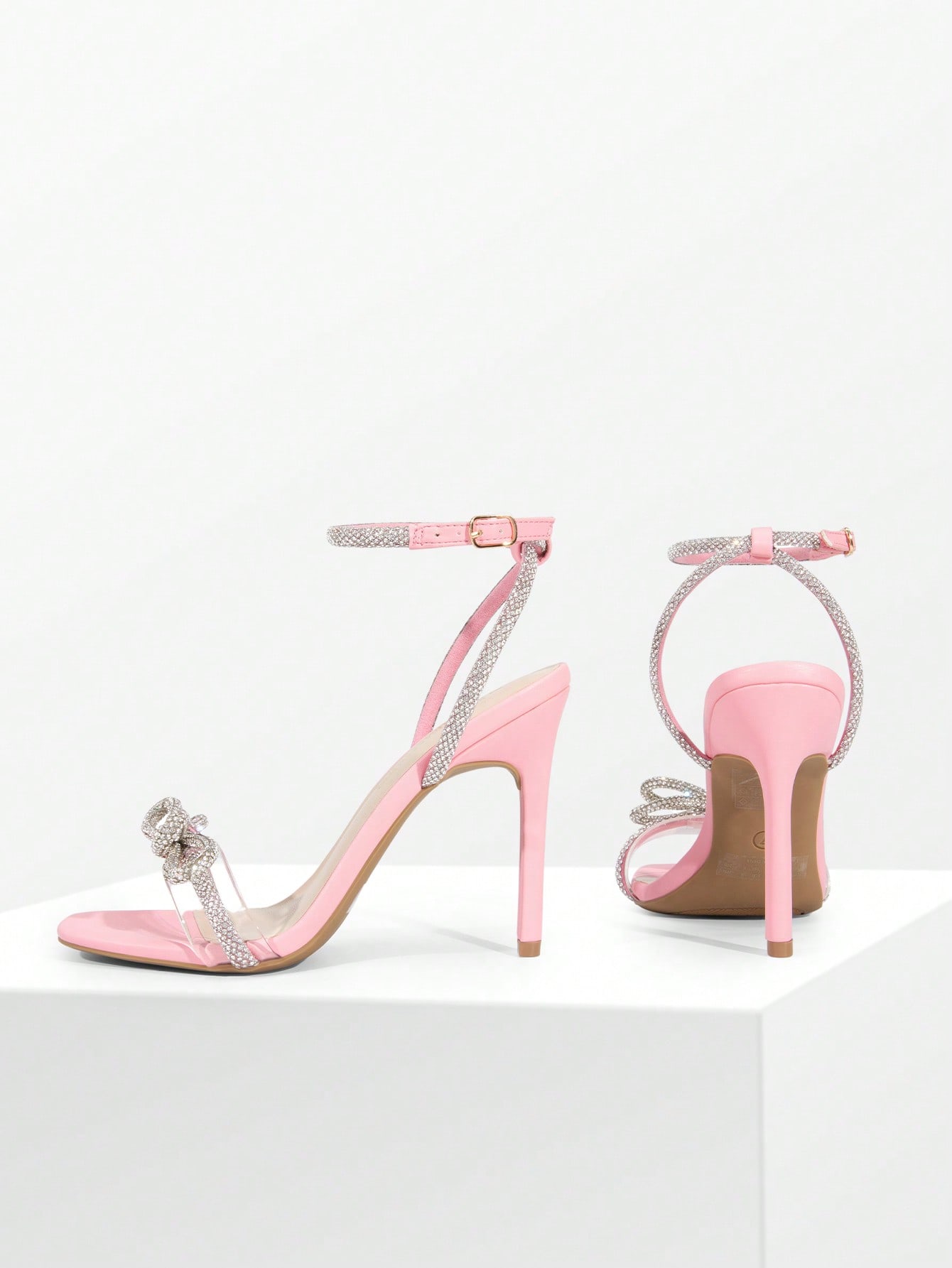 In Pink Women Heeled Sandals