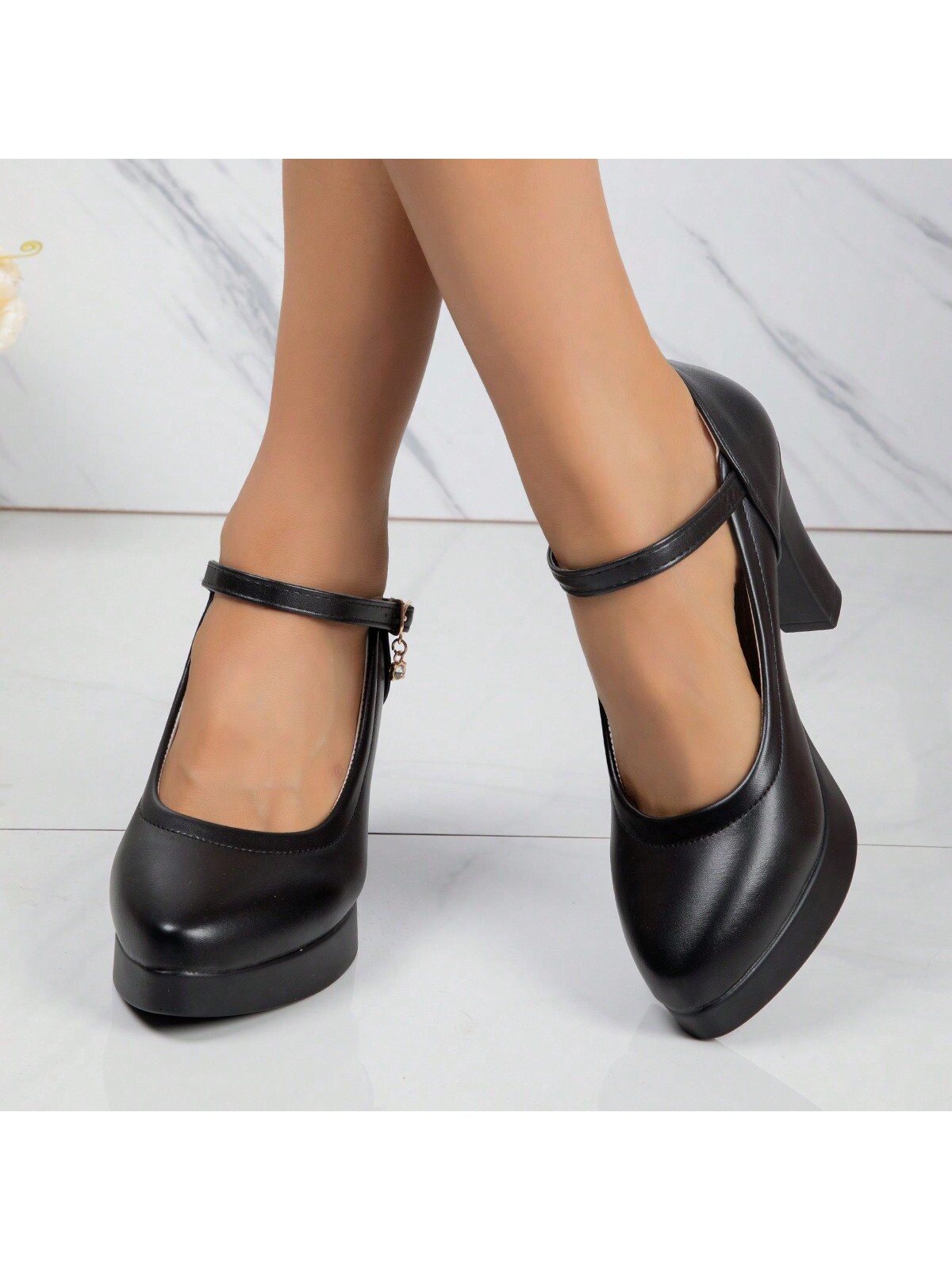 In Black Women Pumps