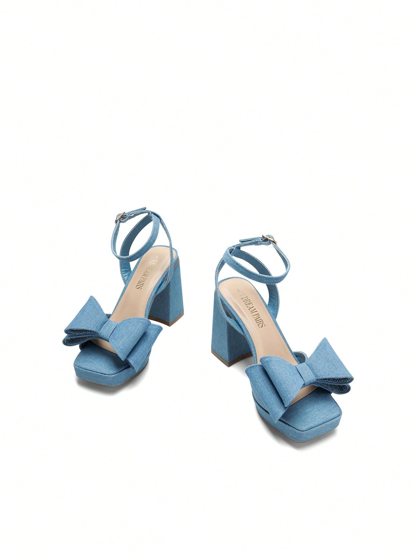 In Blue Women Heeled Sandals