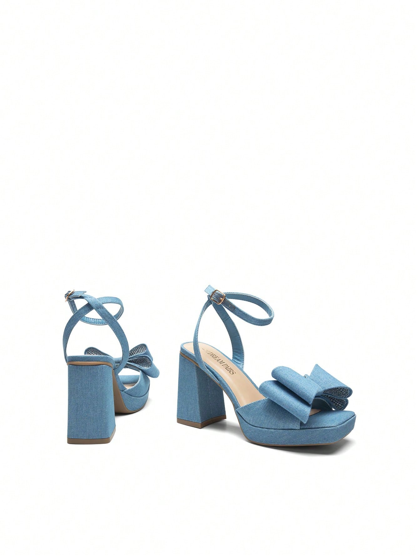 In Blue Women Heeled Sandals