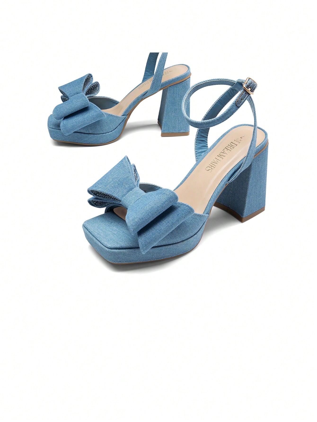 In Blue Women Heeled Sandals