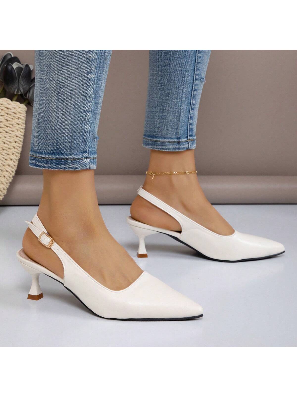 In White Women Pumps