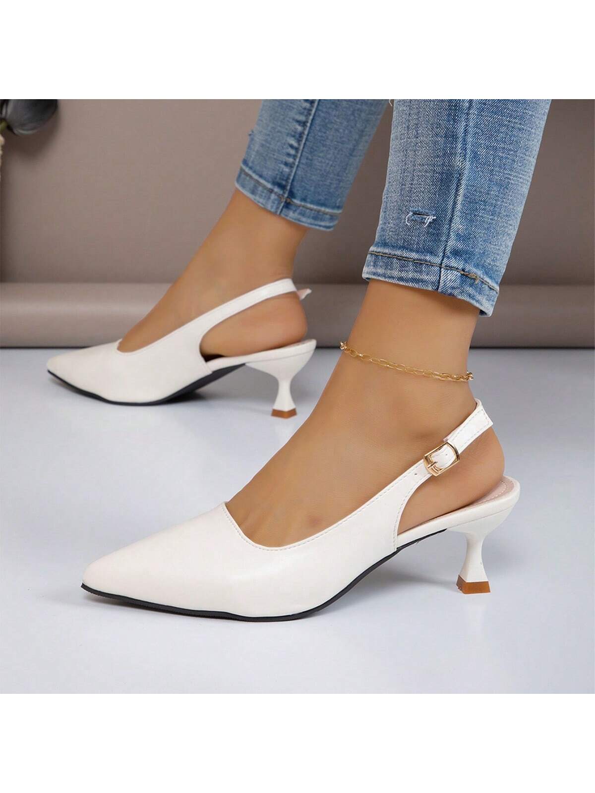 In White Women Pumps