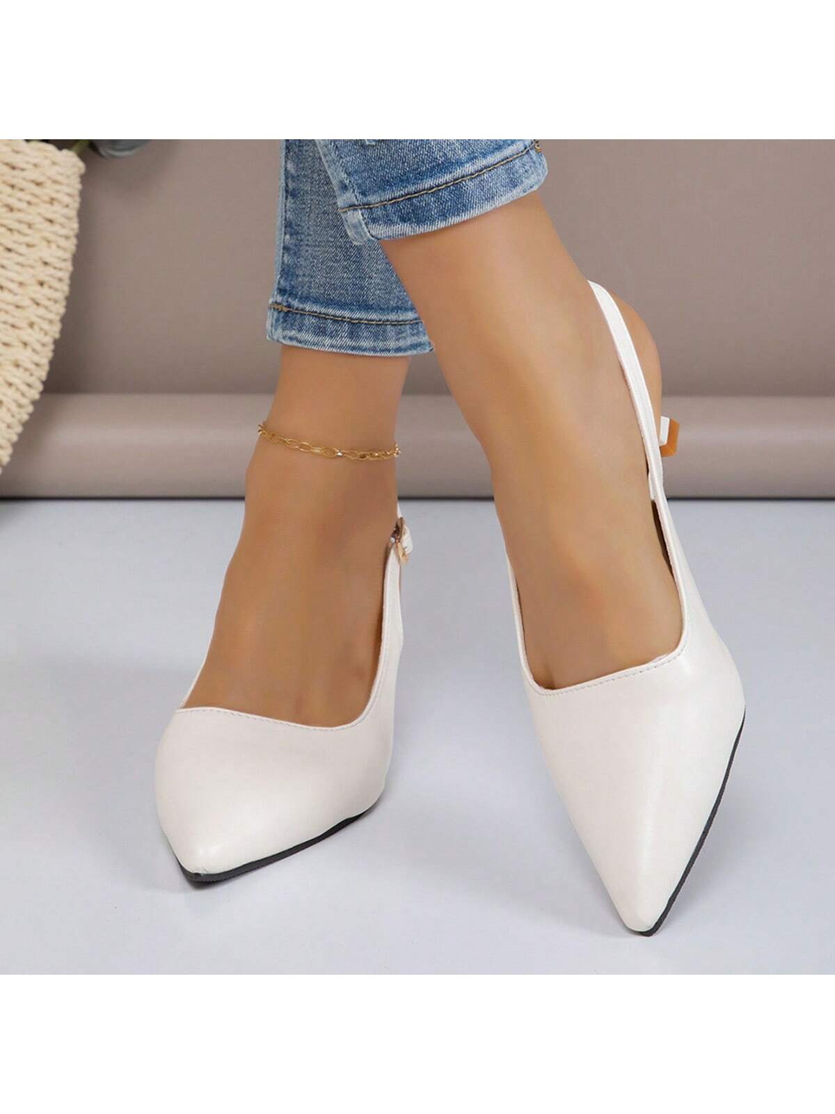 In White Women Pumps