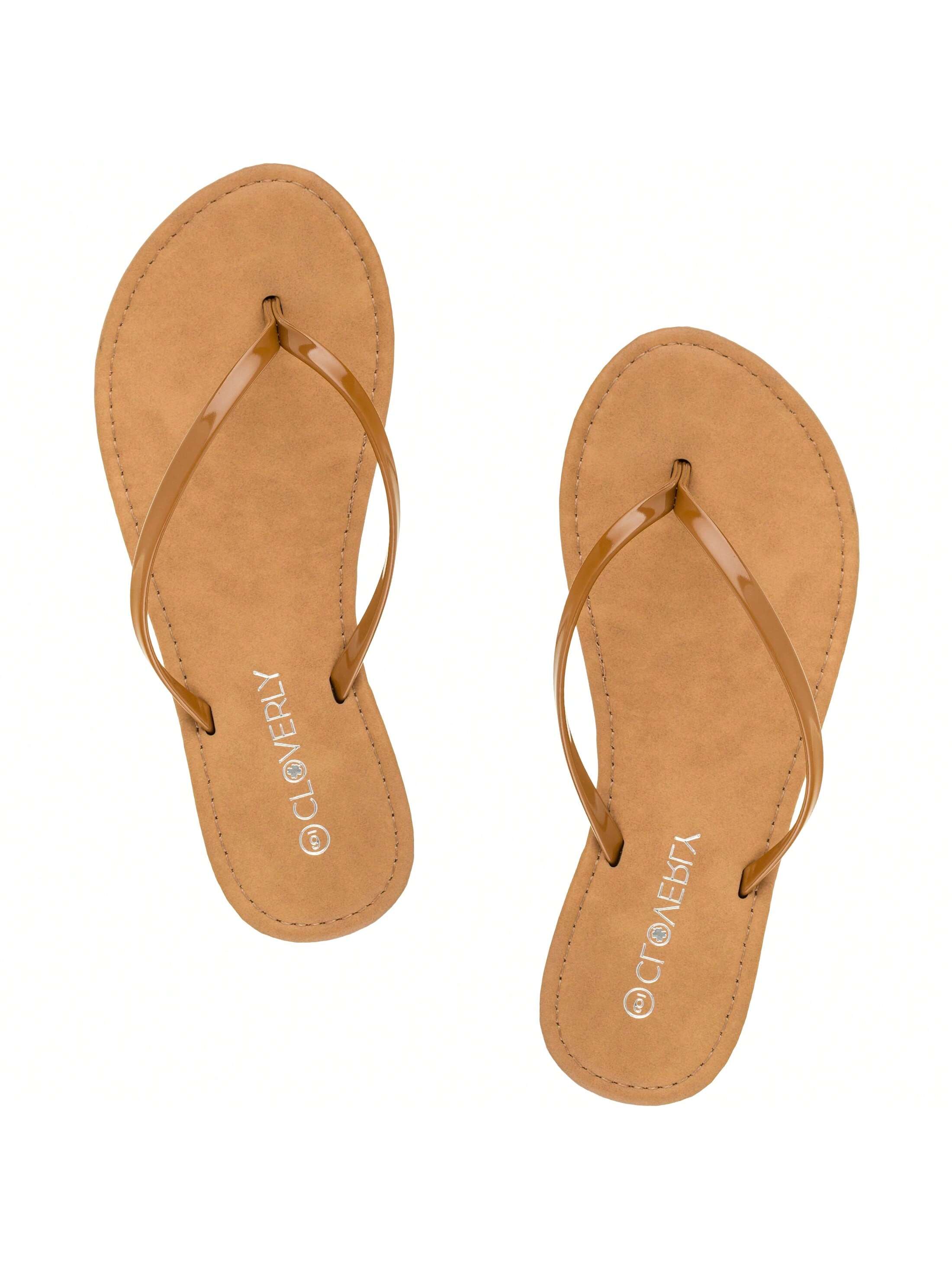 In Brown Women Flip-Flops