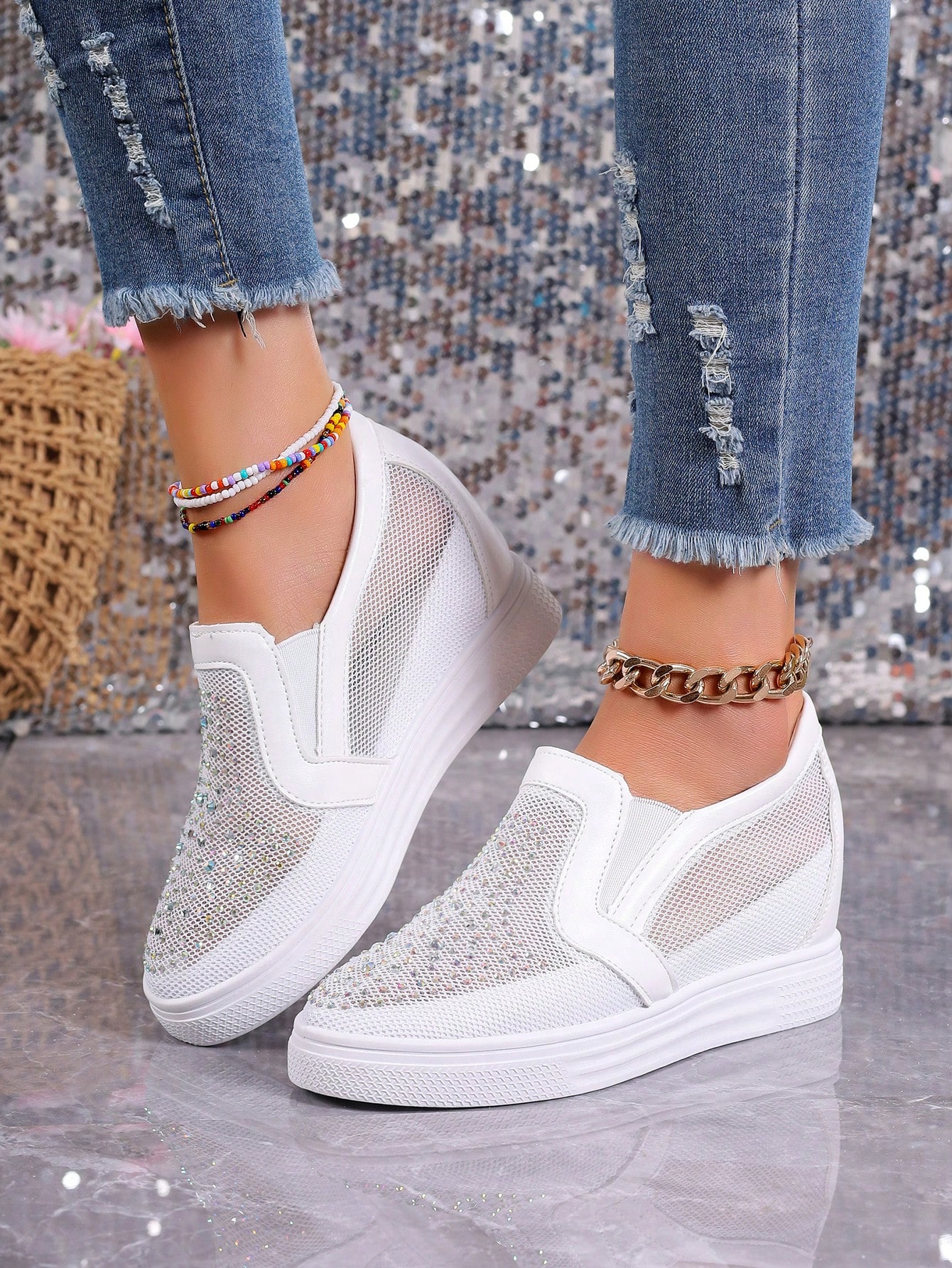 In White Women Wedges & Flatform