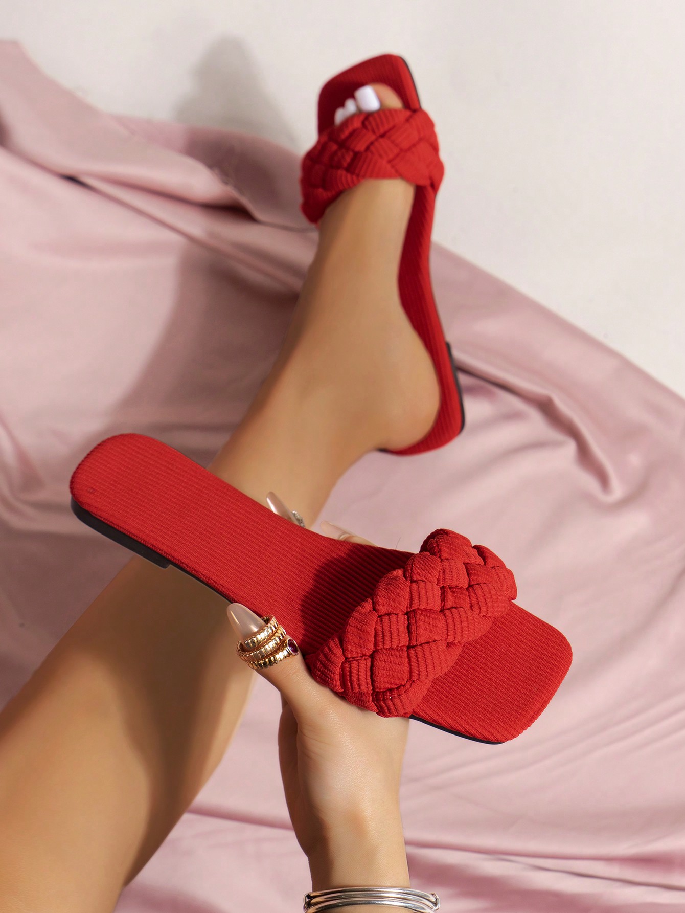 In Red Women Sandals