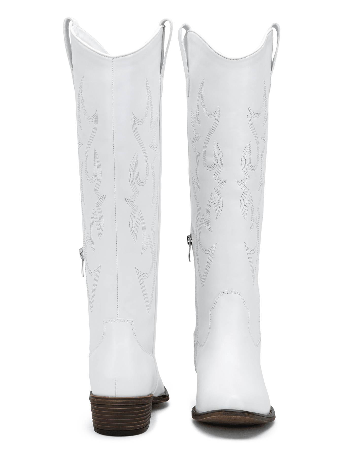 In White Women Knee-High Boots