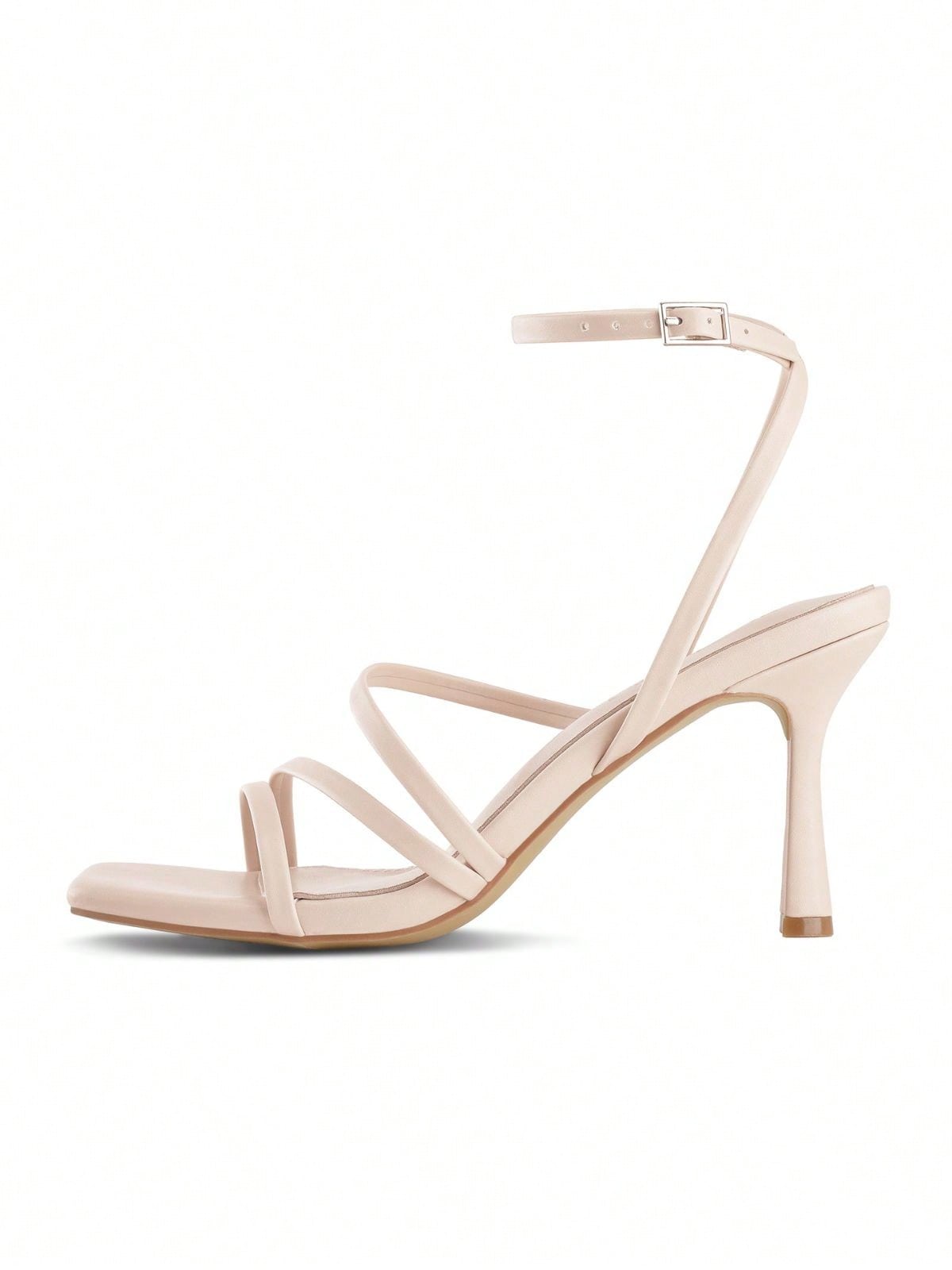 In Khaki Women Heeled Sandals