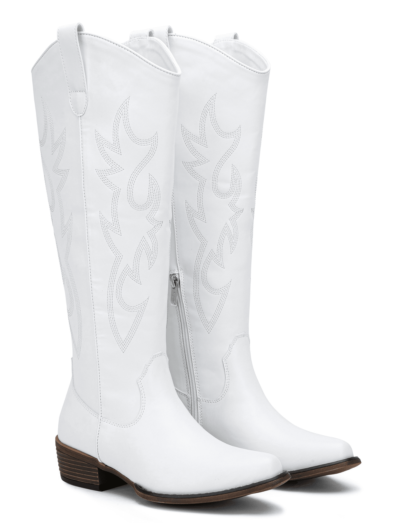 In White Women Knee-High Boots