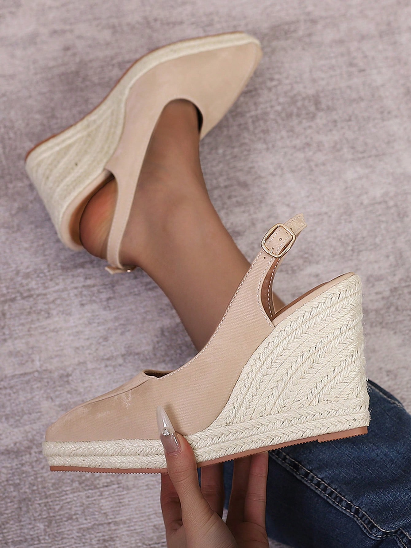 In Apricot Women Wedges & Flatform