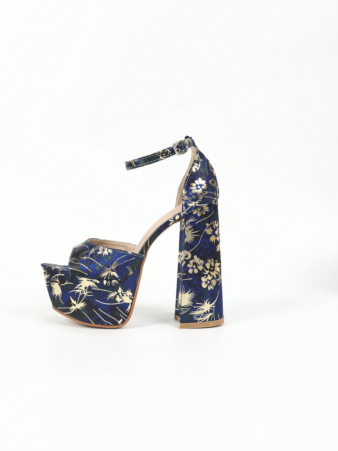 In Blue Women Heeled Sandals