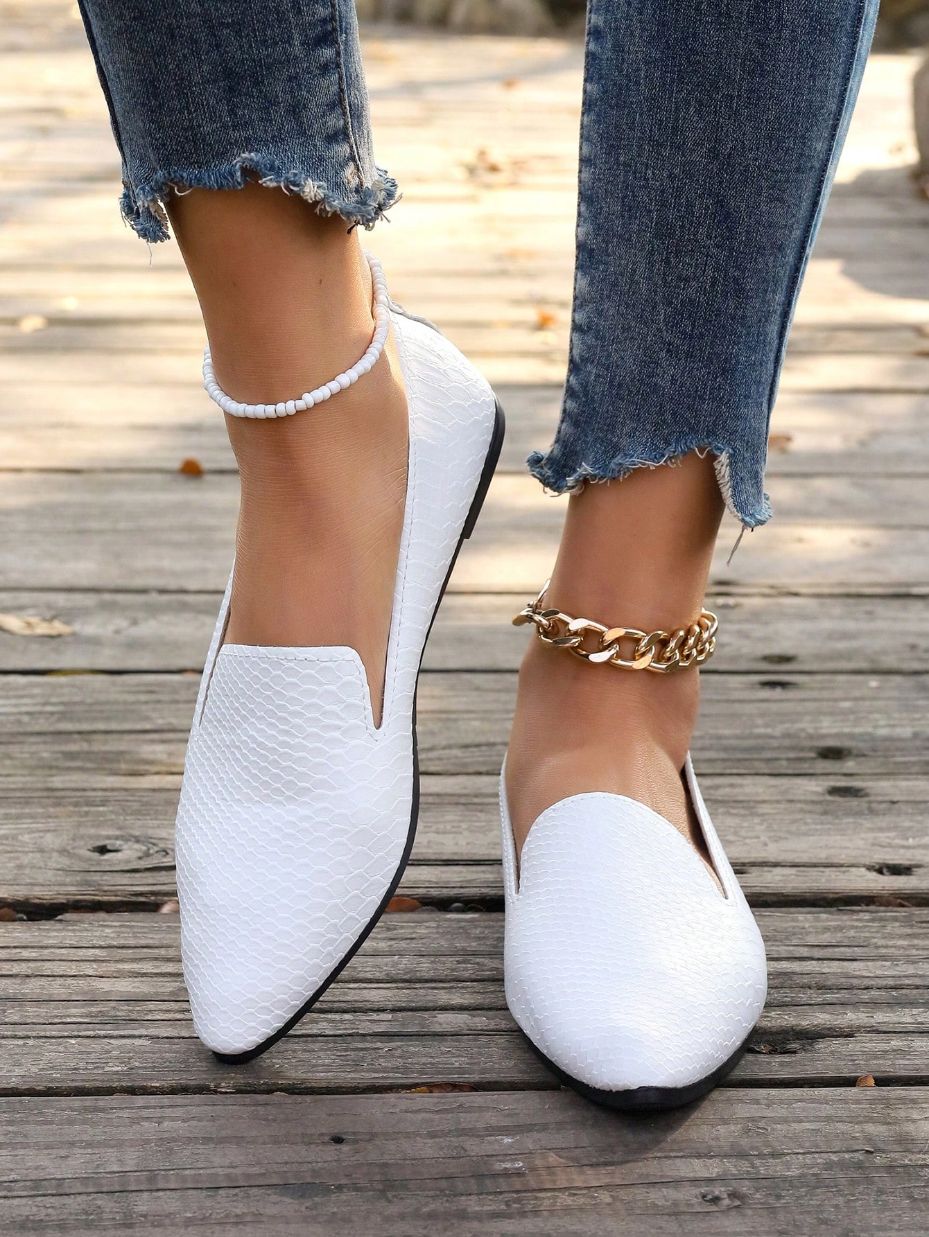 In White Women Flats