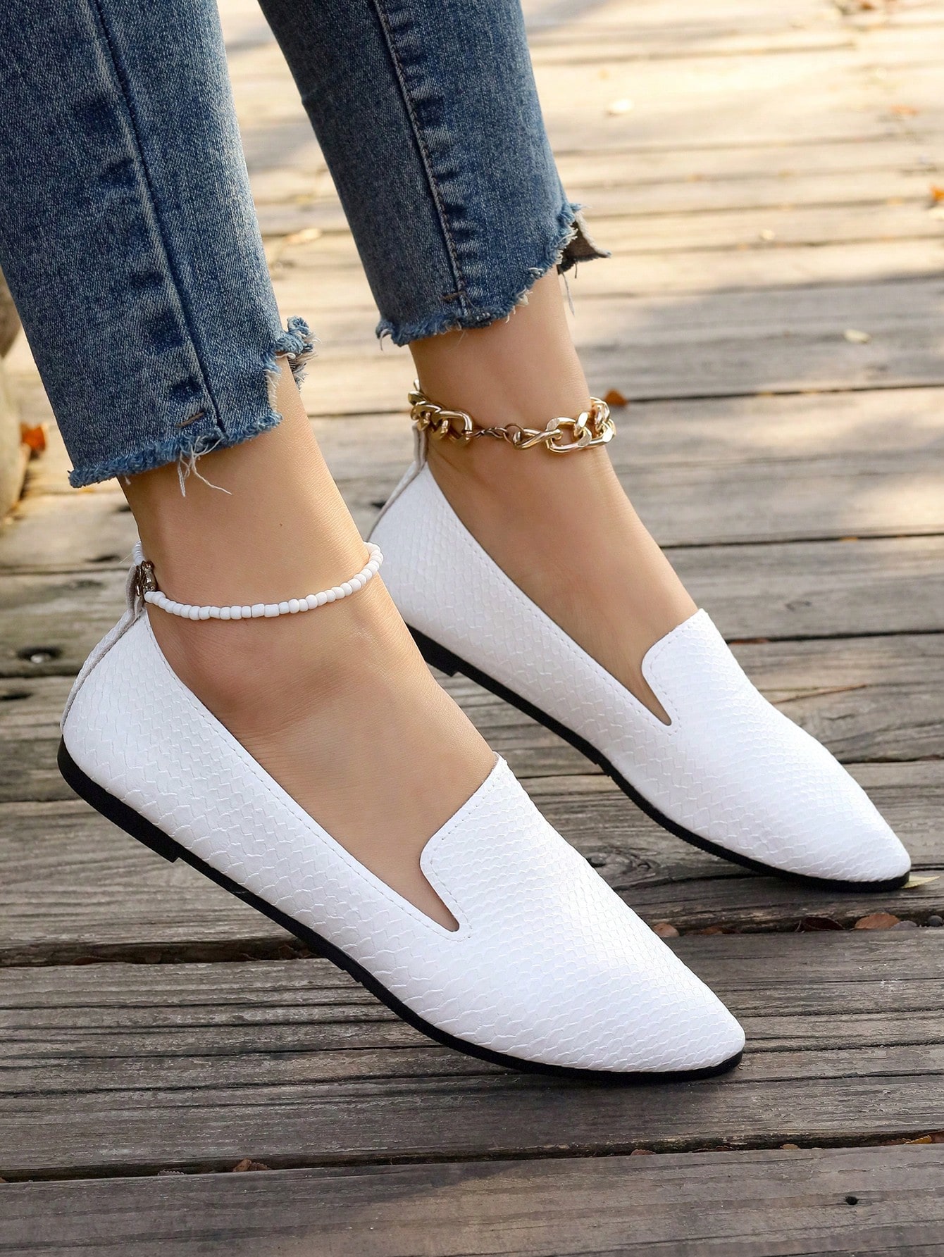 In White Women Flats