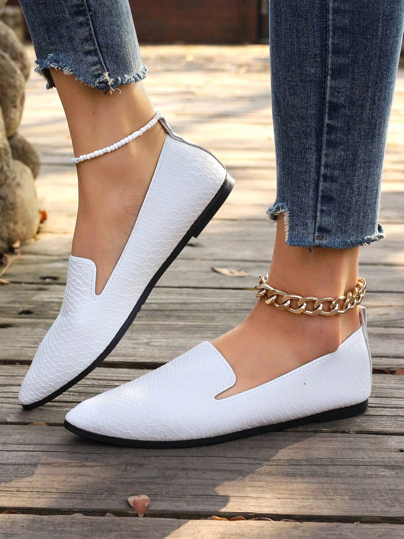 In White Women Flats