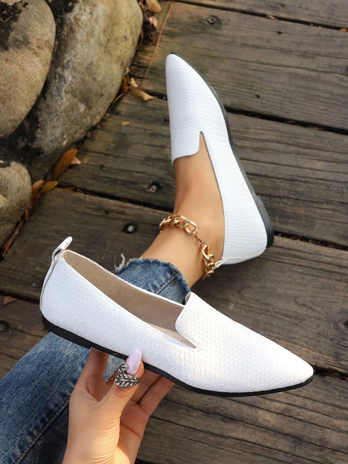 In White Women Flats