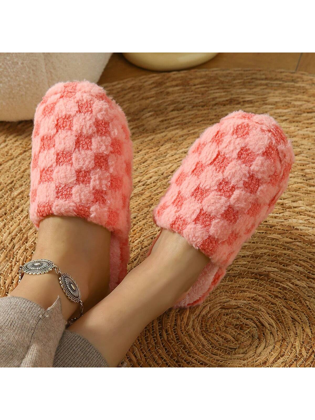 In Red Women Home Slippers