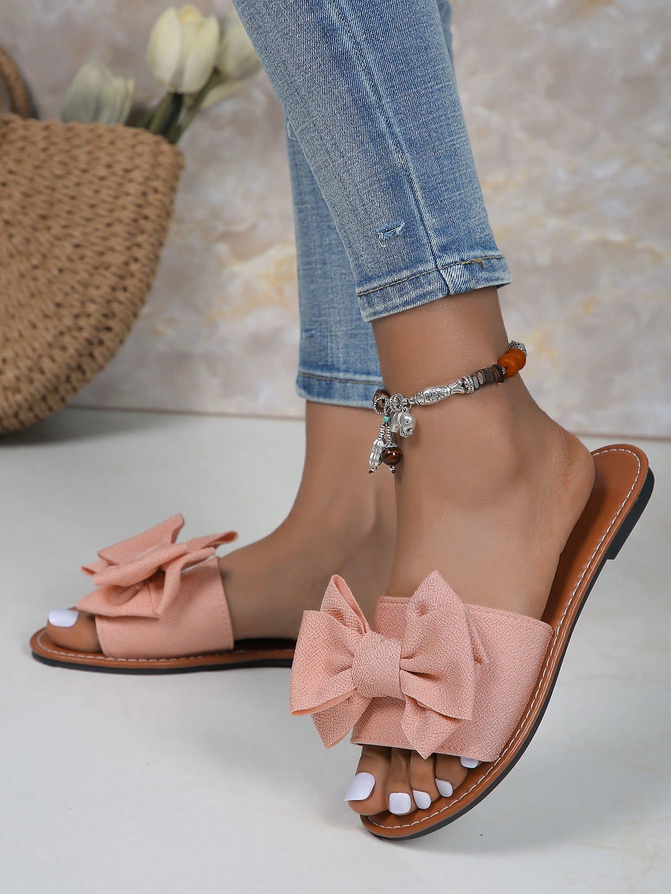 In Pink Women Flat Sandals