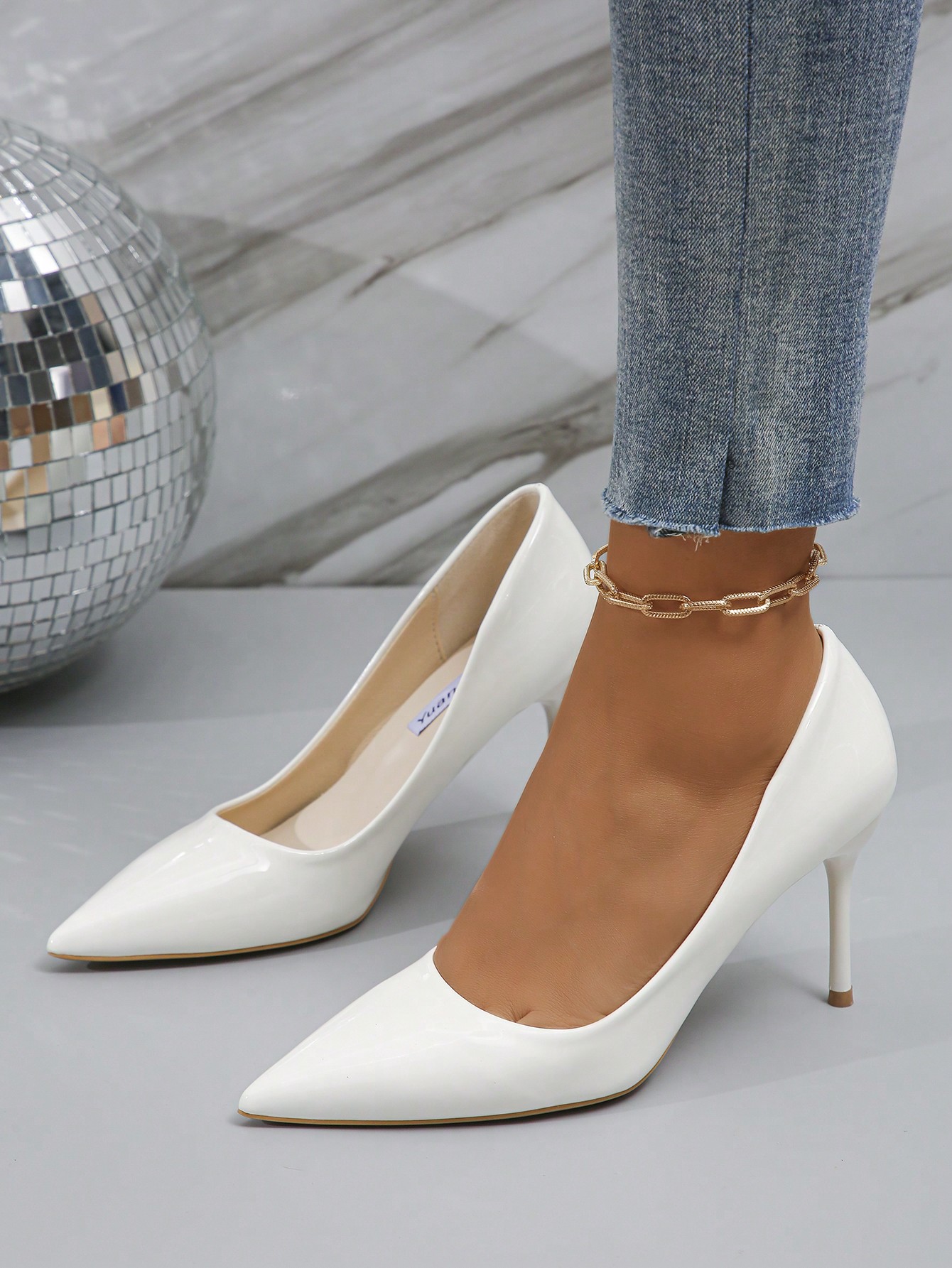 In White Women Pumps