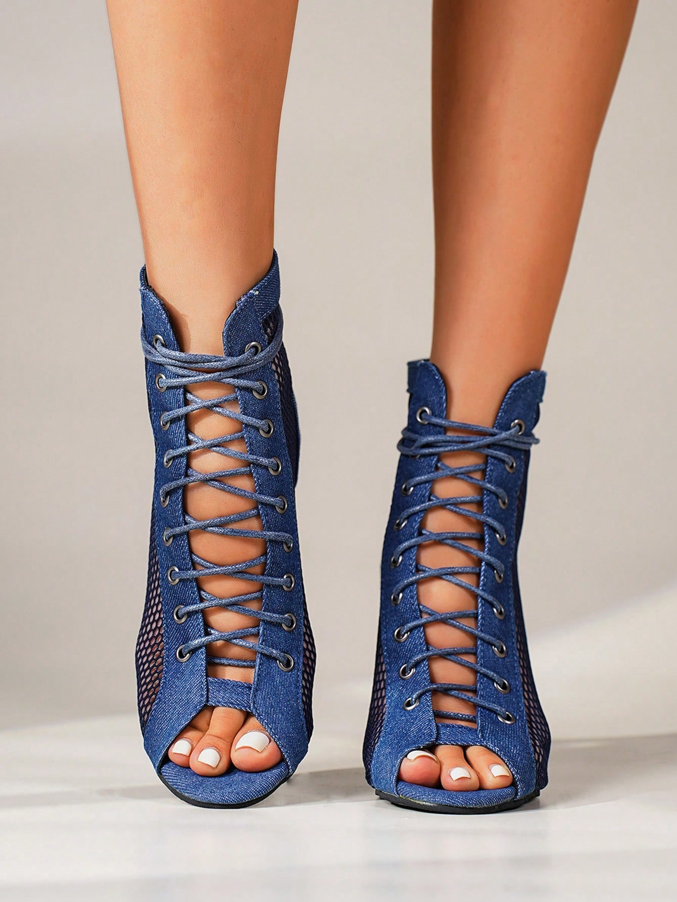 In Blue Women Fashion Boots