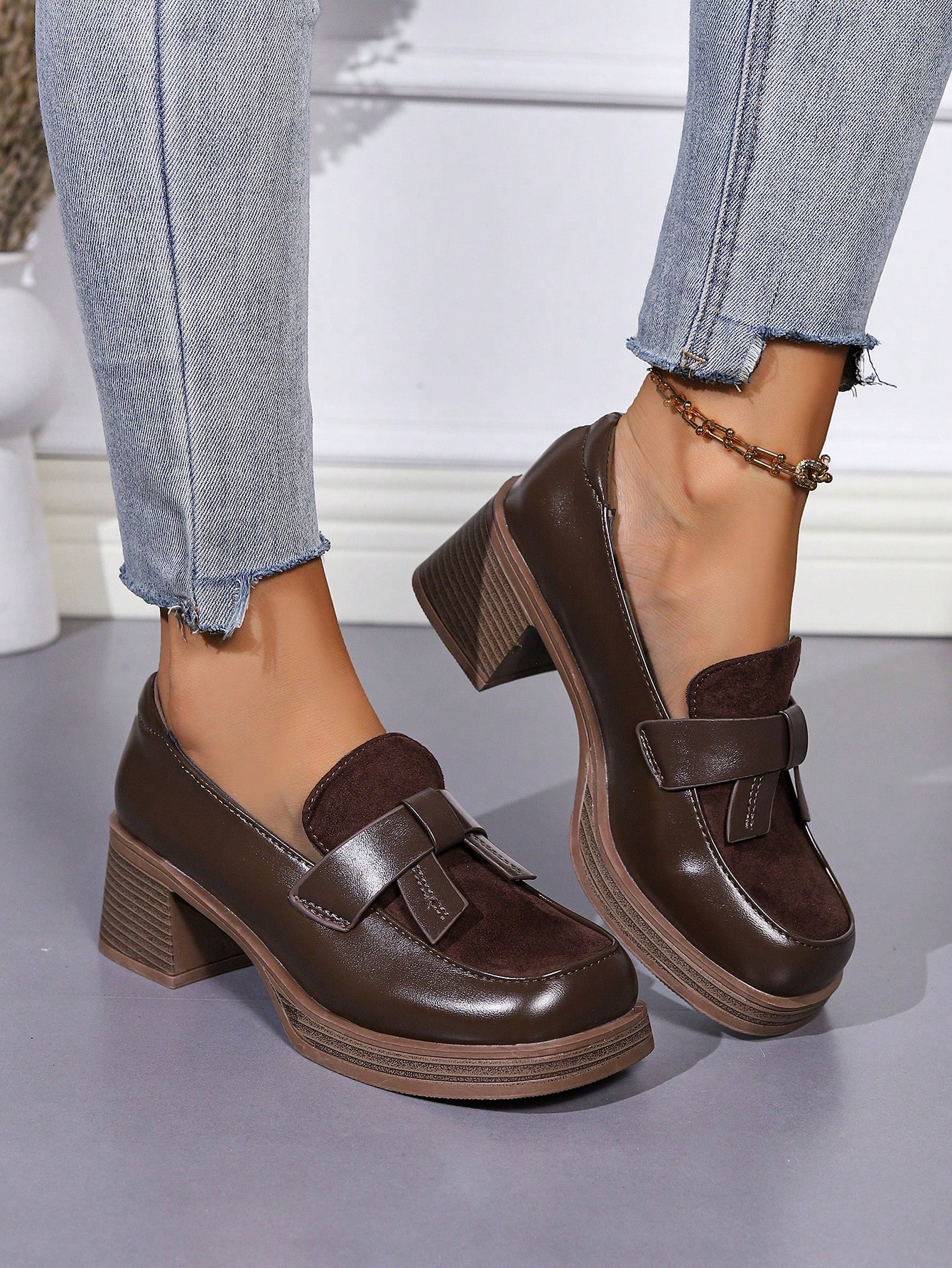 In Brown Women Pumps