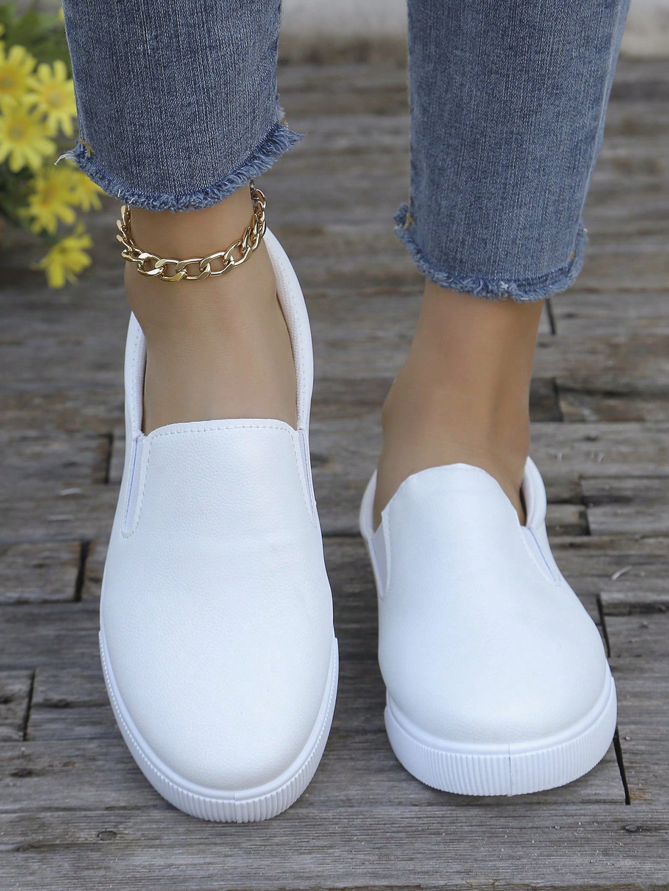 In White Women Flats