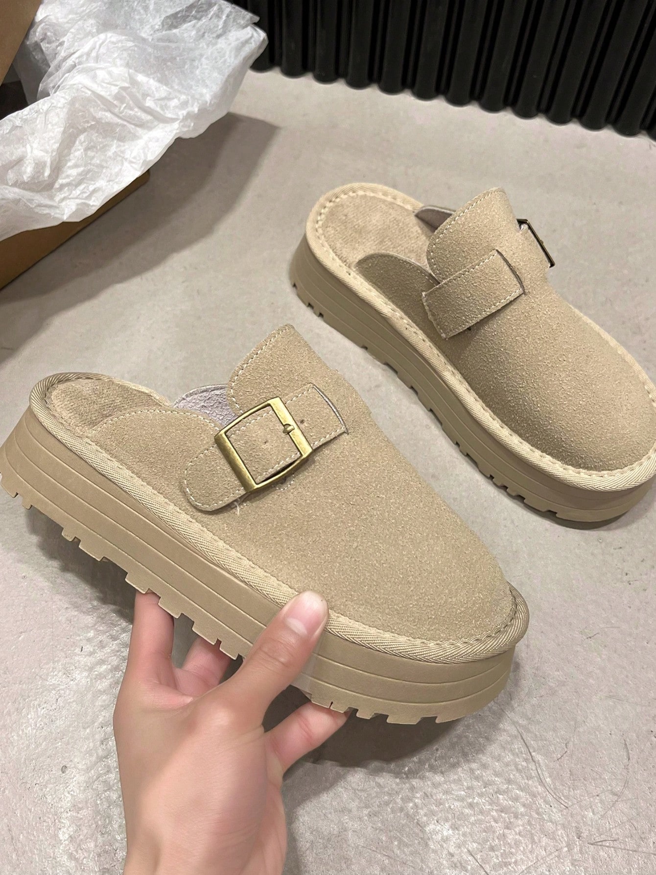 In Khaki Women Slippers