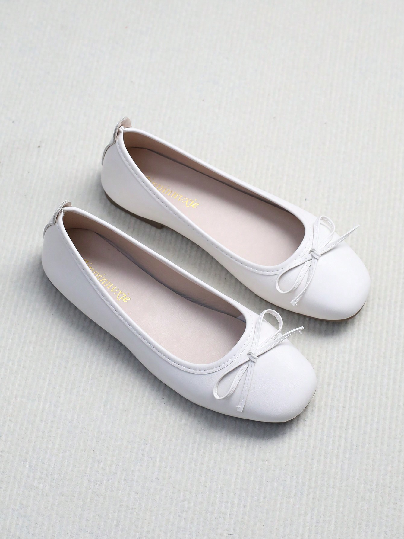 In Beige Women Flats