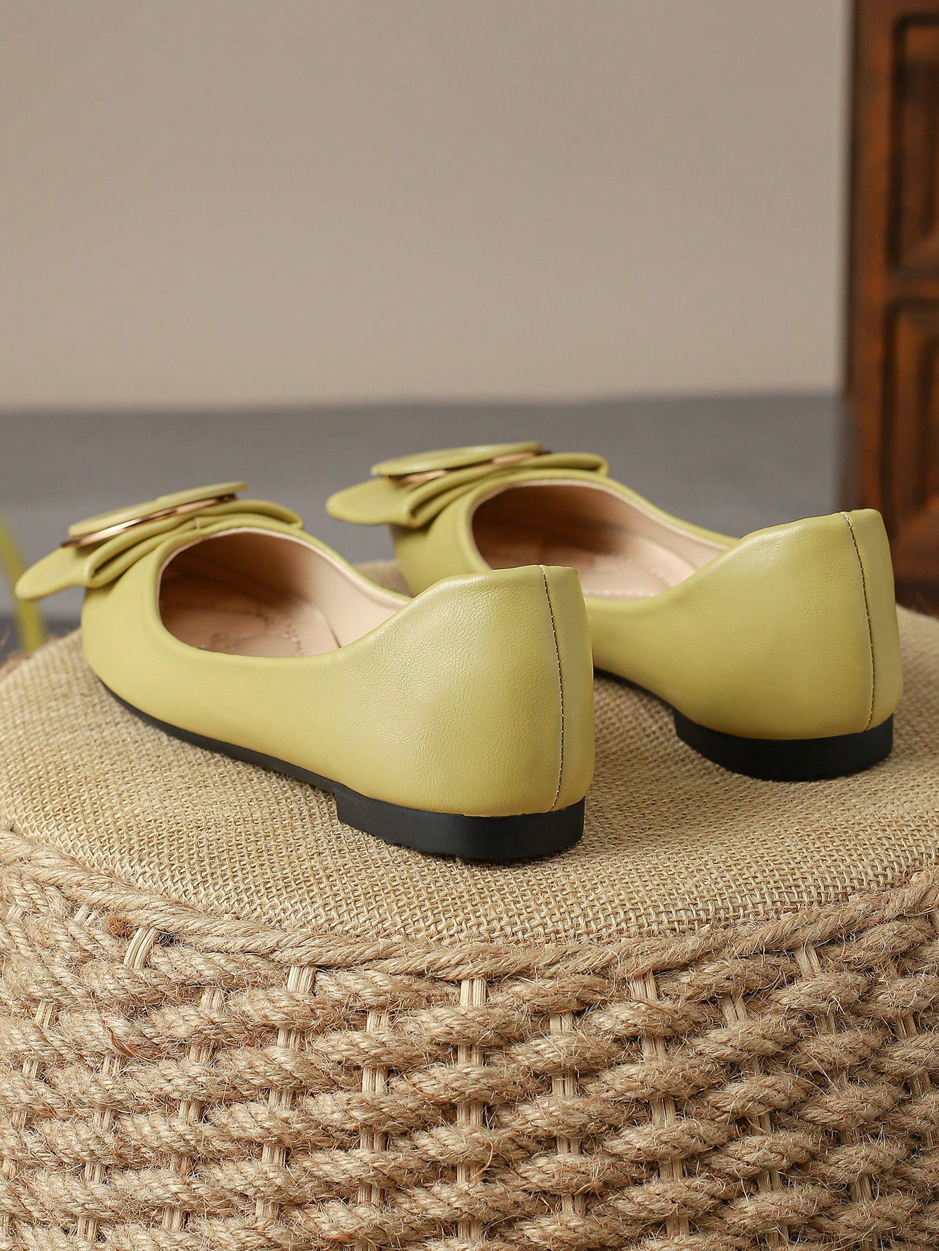 In Mustard Yellow Women Shoes