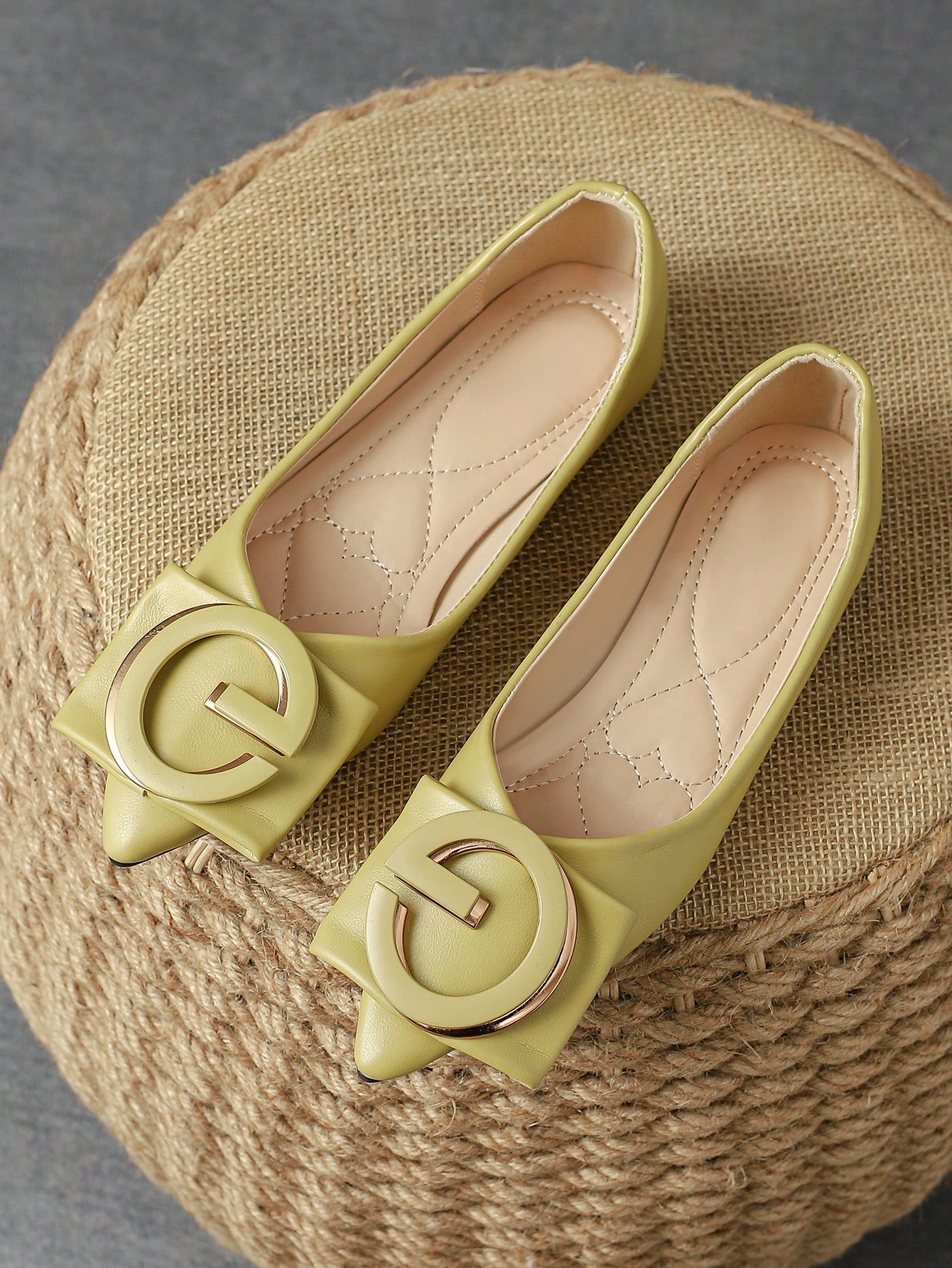 In Mustard Yellow Women Shoes