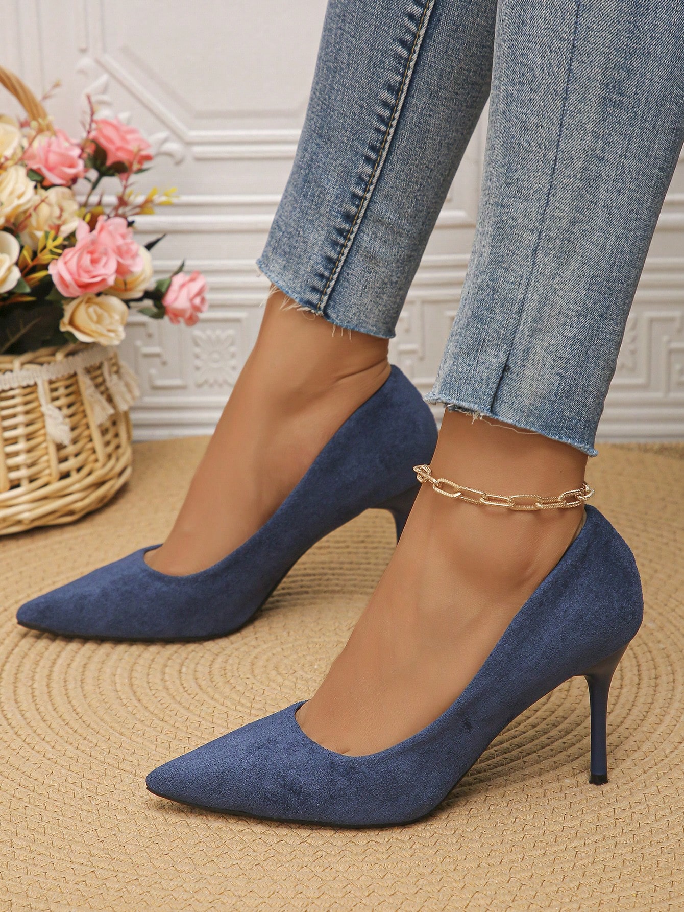 In Blue Women Pumps