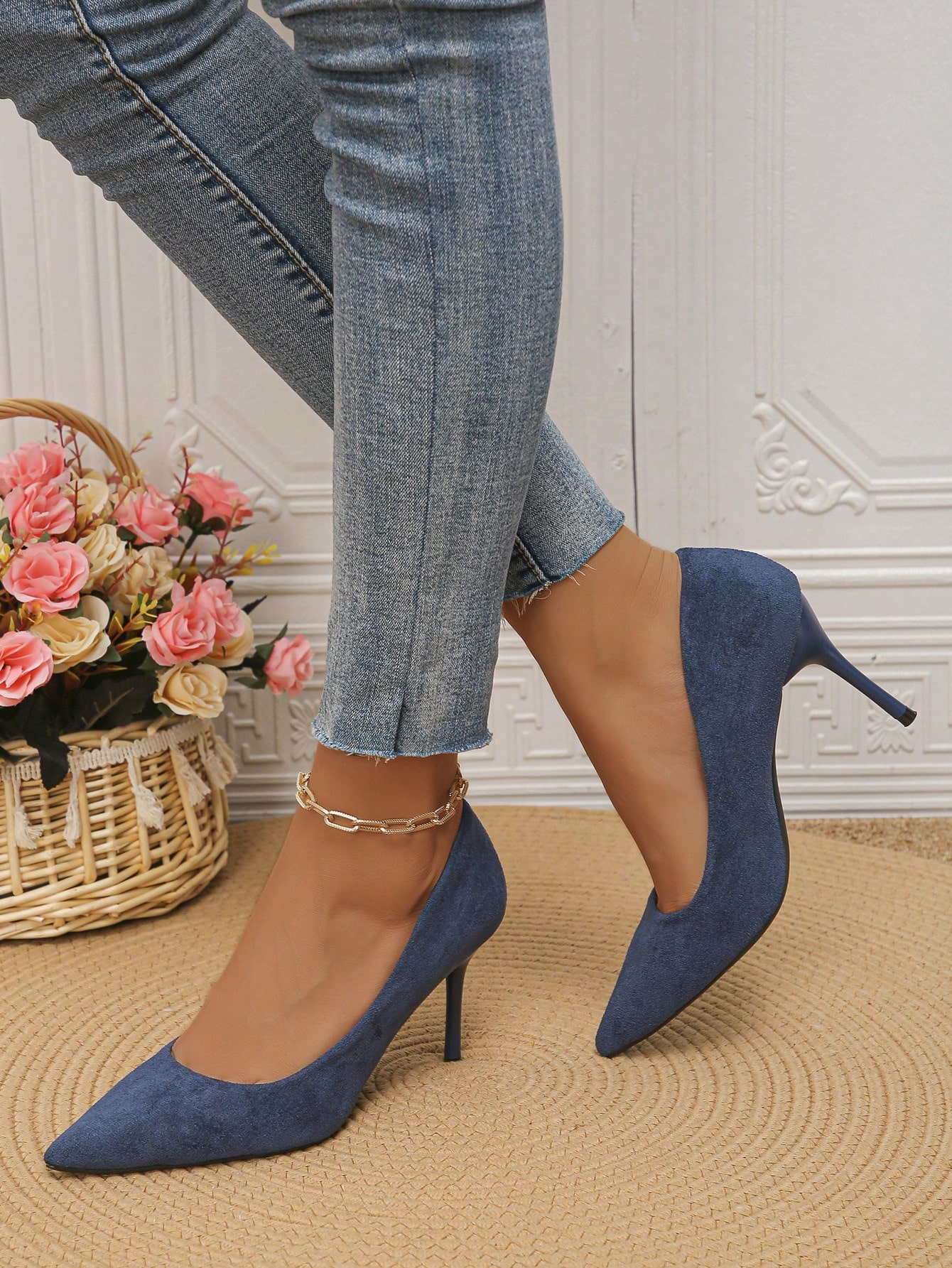 In Blue Women Pumps